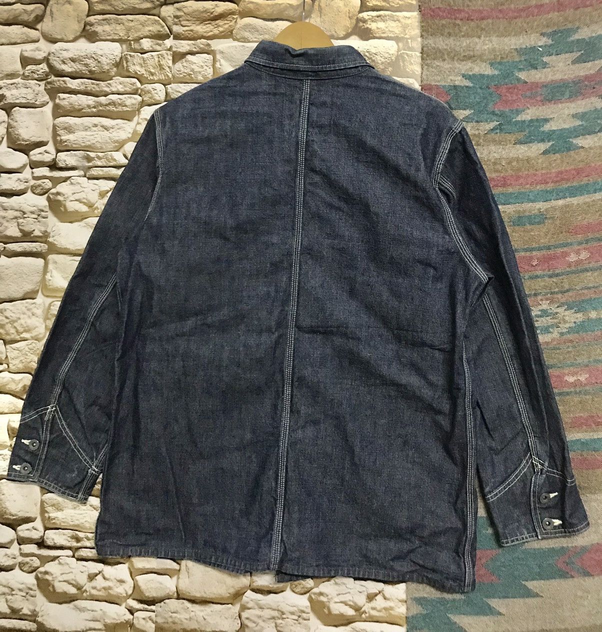 Japanese Brand × Johnbull JohnBull Denime Maker Seldvege Chore Jacket Size US M / EU 48-50 / 2 - 2 Thumbnail