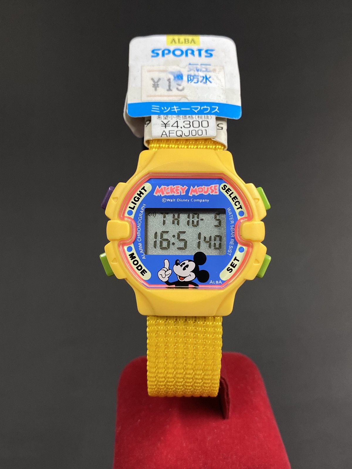 Vintage Vintage ALBA by Seiko Mickey Mouse W309-4A20 Digital Watch