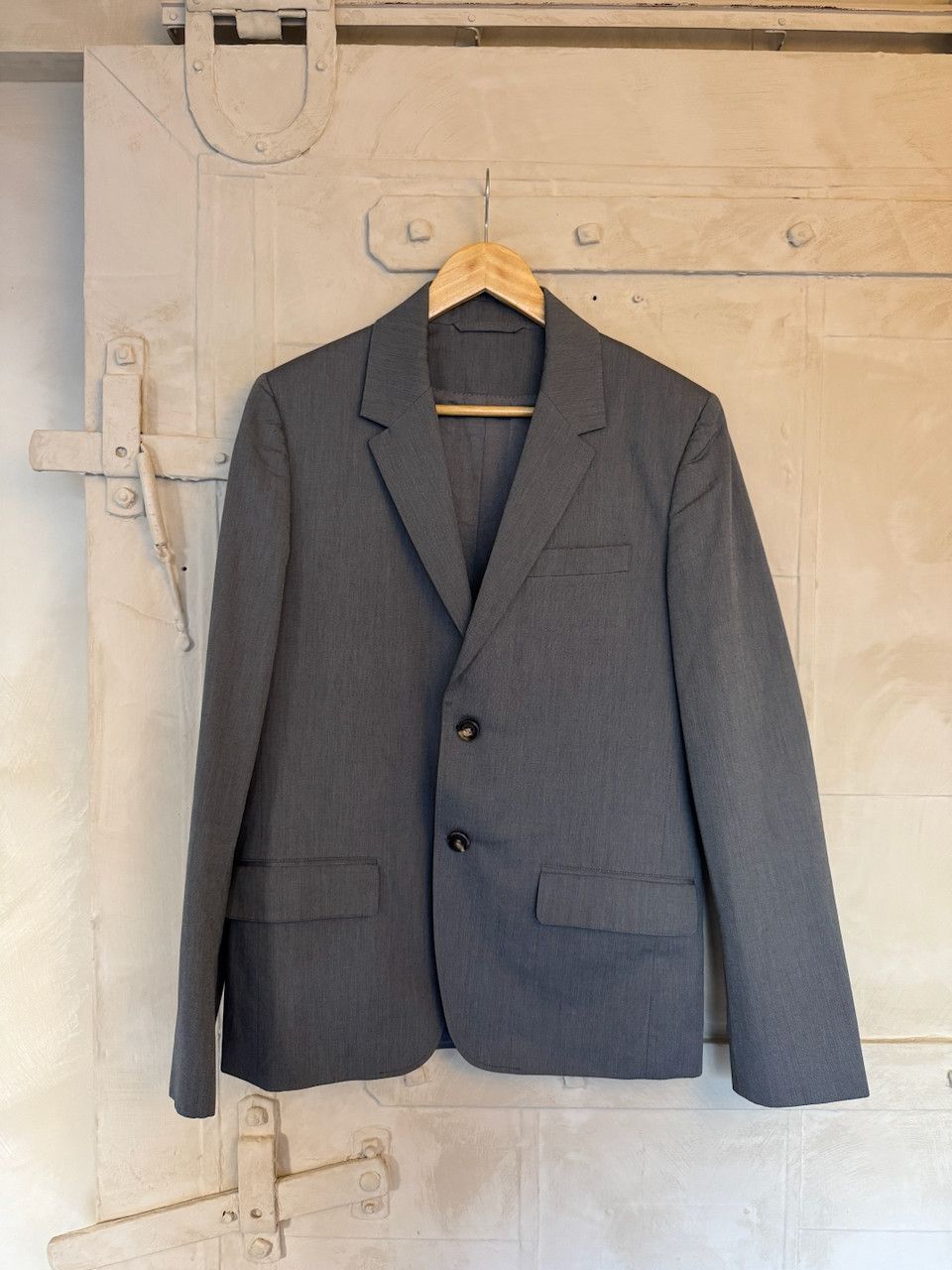 A.P.C. Blue/Grey A.P.C. Mens Cotton Suit Size 38R - 1 Thumbnail