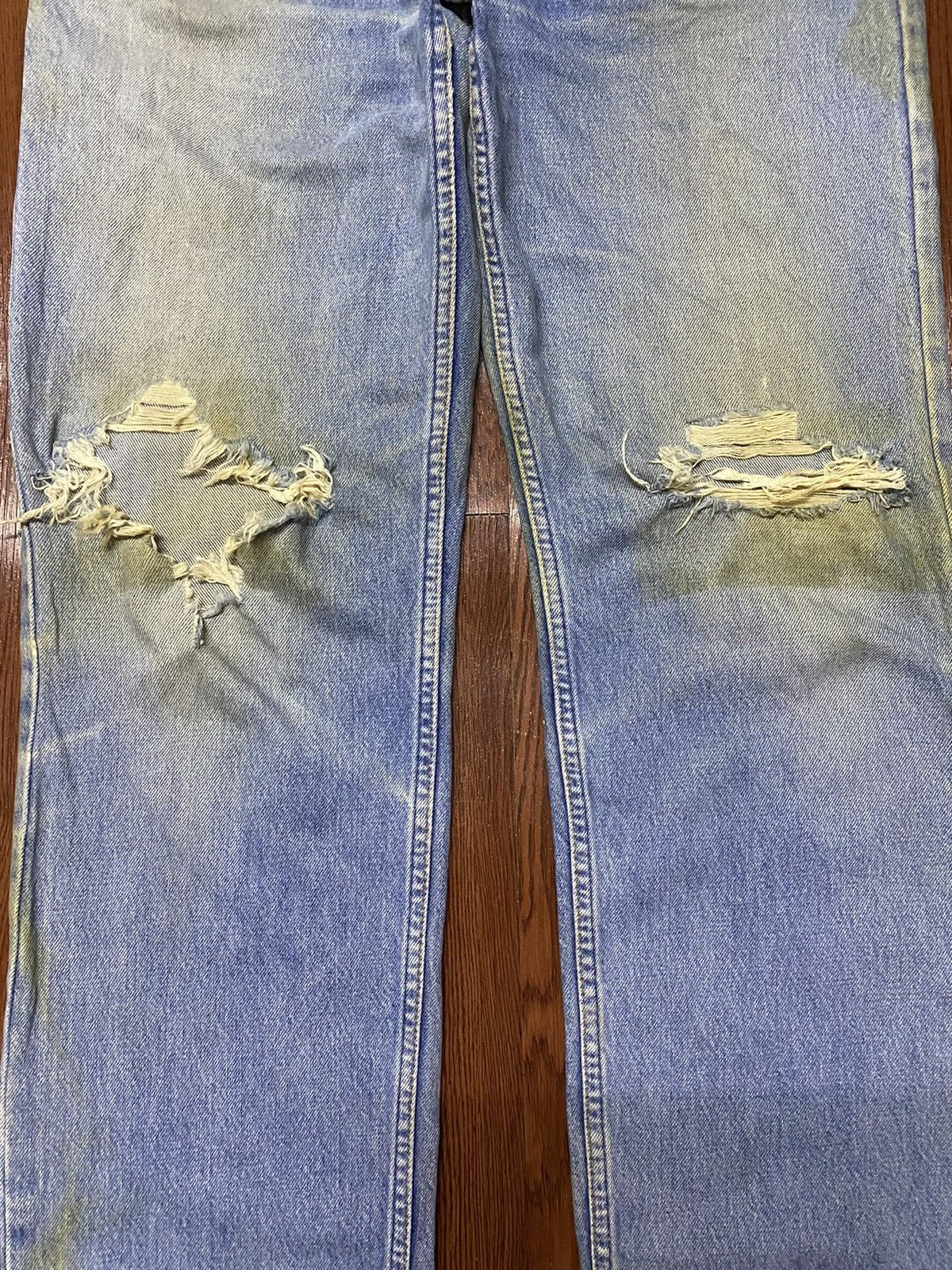 Levi's Vintage Clothing Vintage Levis515 Grunge Style Distressed Loose Jeans Size US 33 - 6 Thumbnail