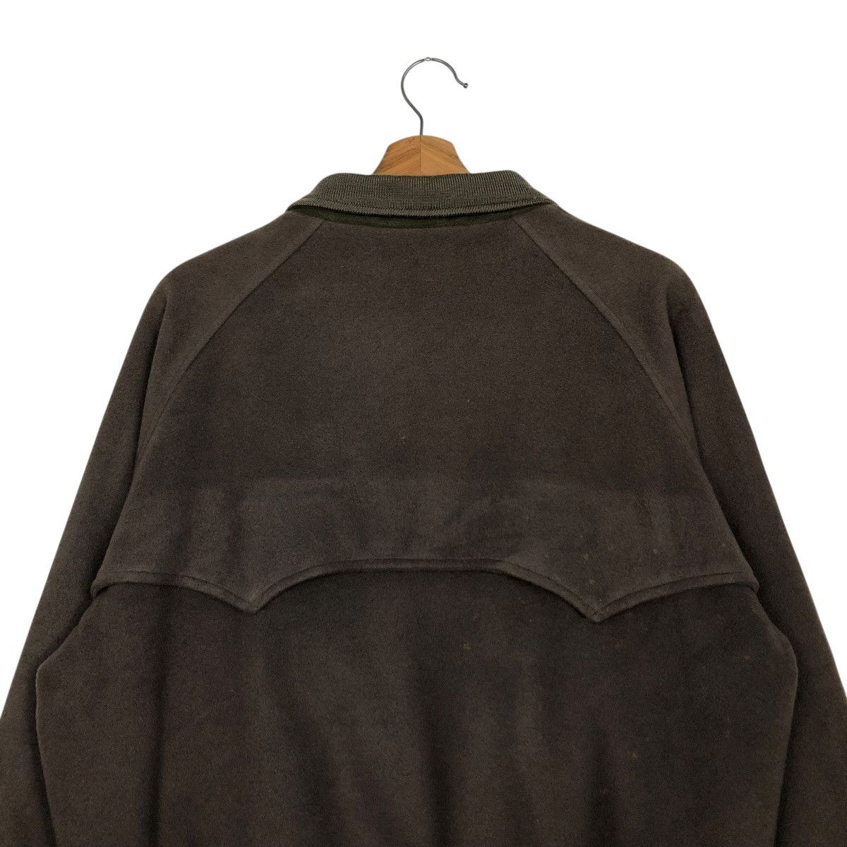 Vintage 🔥RICH BLACK VINTAGE BOMBER WOOL JACKET TENSON ISSEY MIYAKE Size US L / EU 52-54 / 3 - 11 Thumbnail