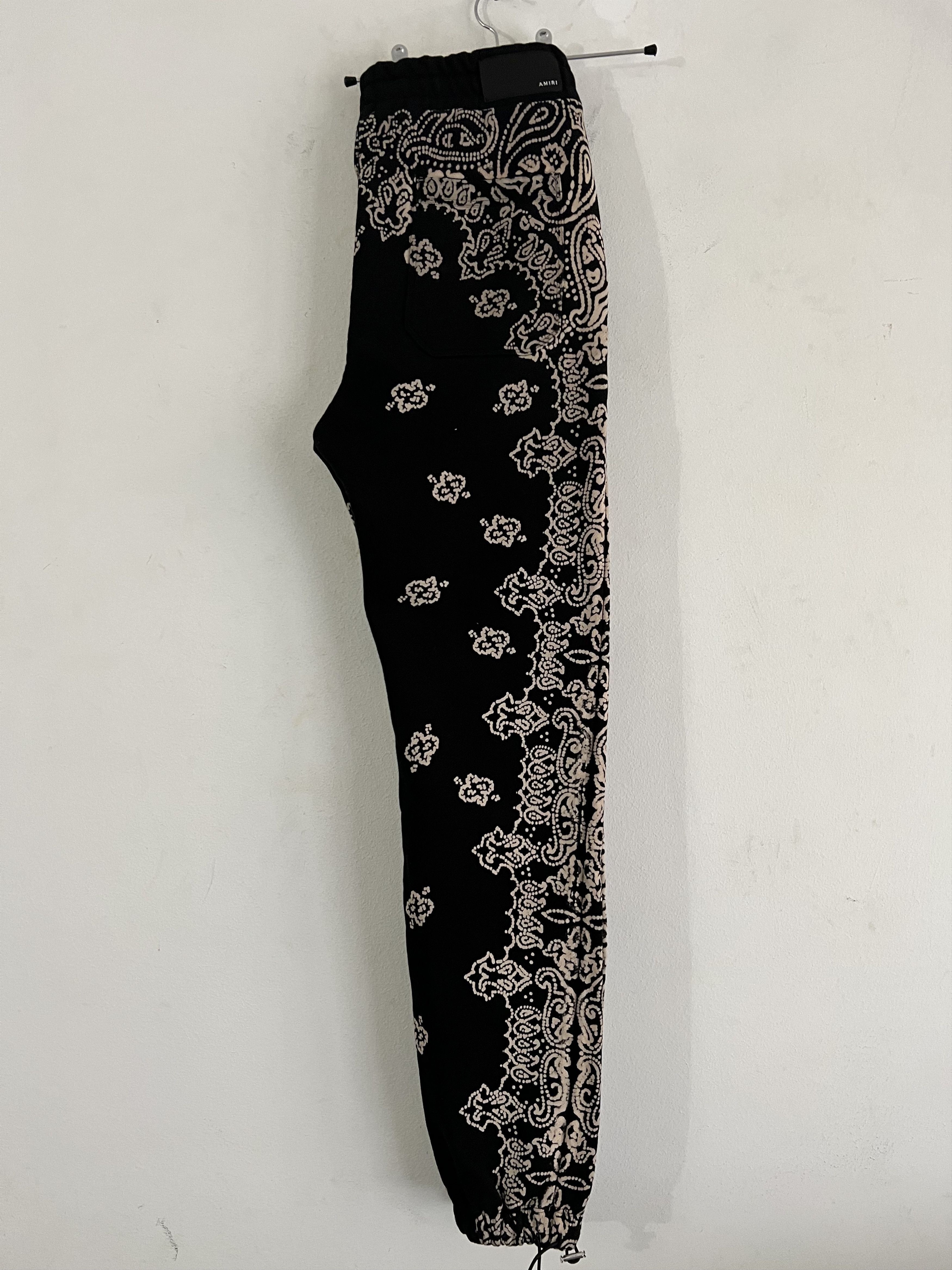 Amiri BNWT Black Bandana Bleach Sweatpants Size US 32 / EU 48 - 6 Thumbnail