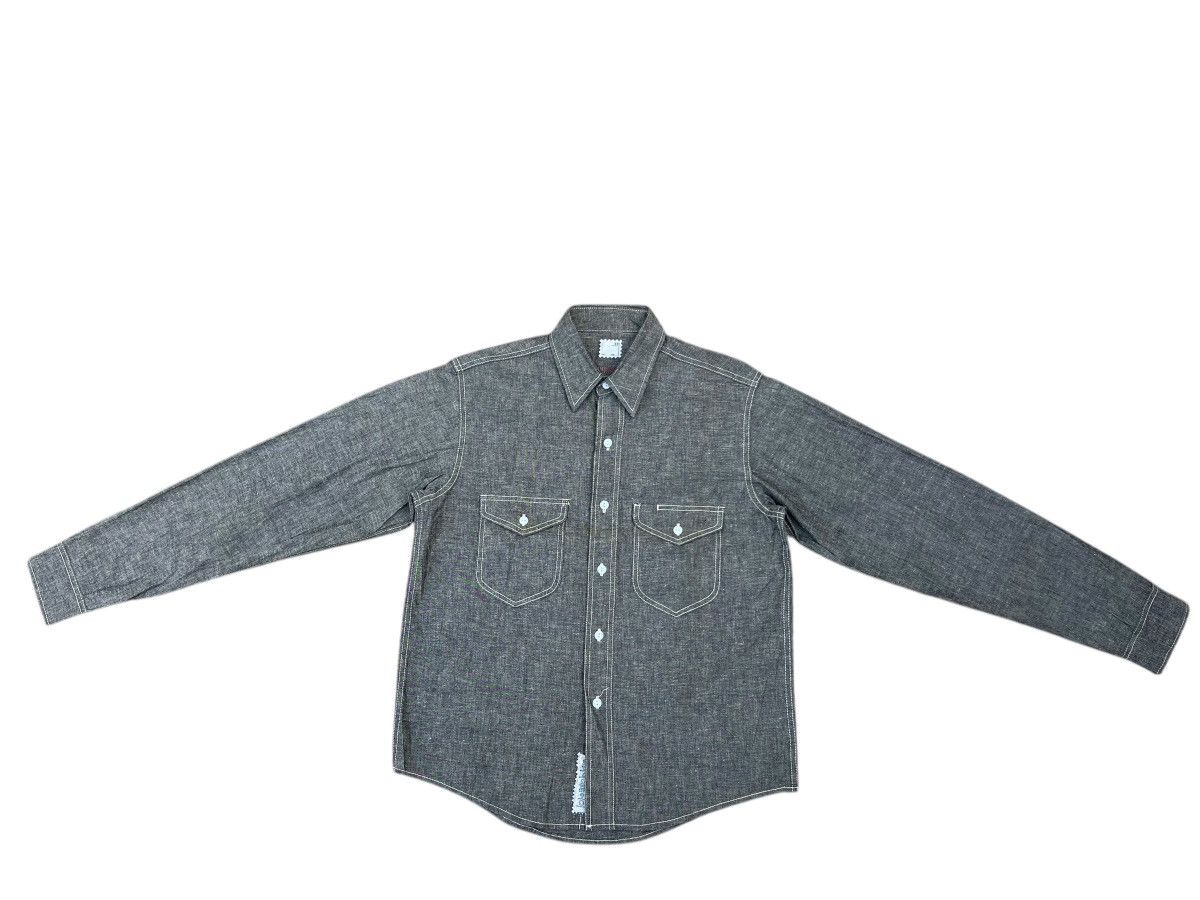 45rpm Dope & Drakkar Japan Chambray Work Shirt Size US M / EU 48-50 / 2 - 5 Thumbnail
