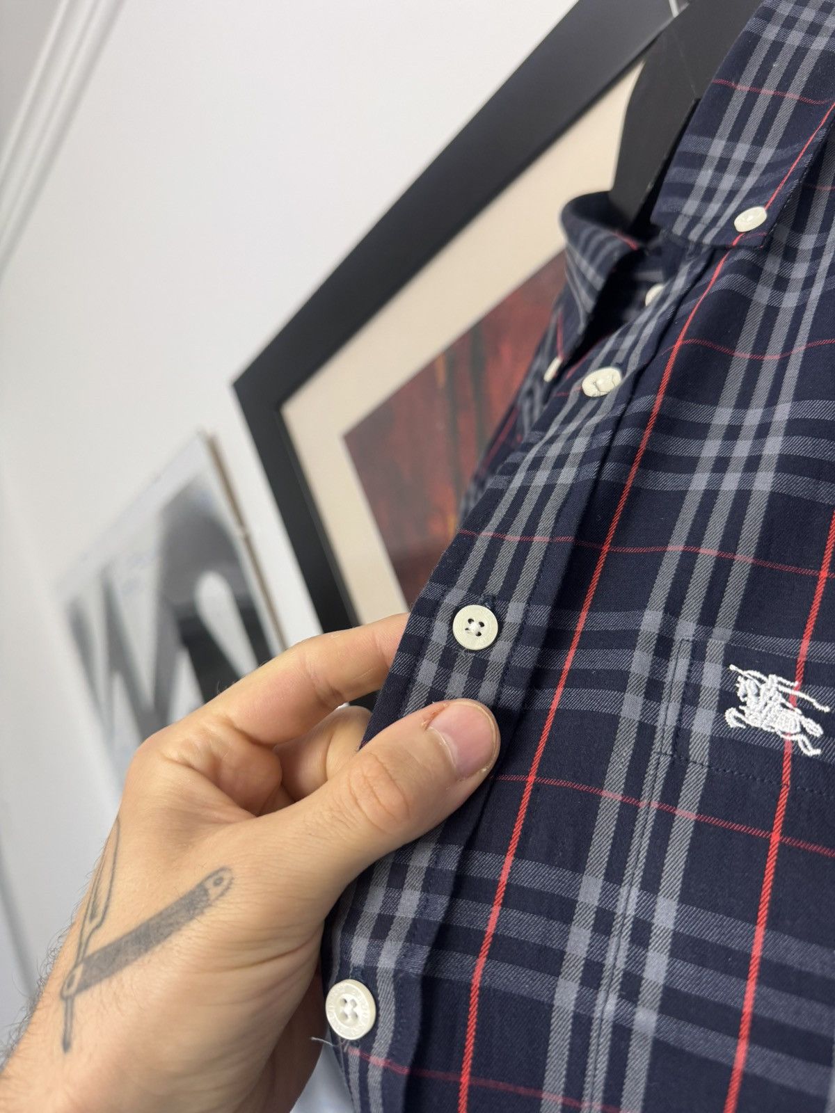 Burberry Burberry Button Up Casual Shirt NovaCheck Luxury Vintage 00s Size US M / EU 48-50 / 2 - 4 Thumbnail