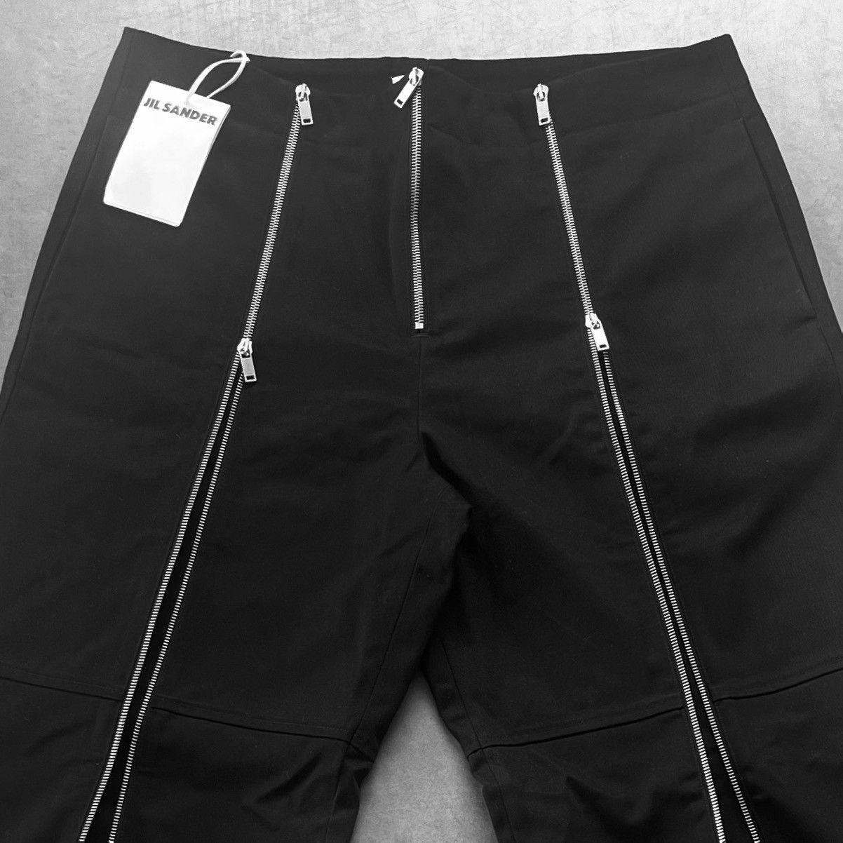 Jil Sander ZIP UP WIDE LEG COTTON TROUSERS - F/W 2023 - NEW WITH TAGS Size US 38 / EU 54 - 3 Thumbnail