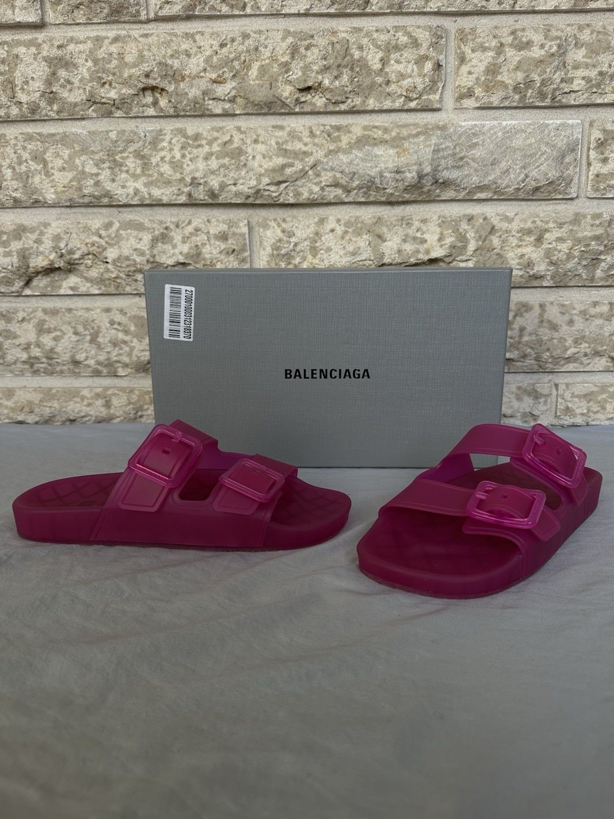 Balenciaga Balenciaga Mallorca Sandal Pink Retail $495 Size US 9 / IT 39 - 1 Thumbnail