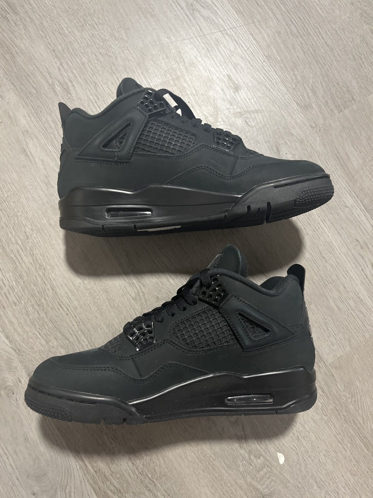 Jordan Brand Black cats retro jordan 4’s Size US 9 / EU 42 - 1 Thumbnail
