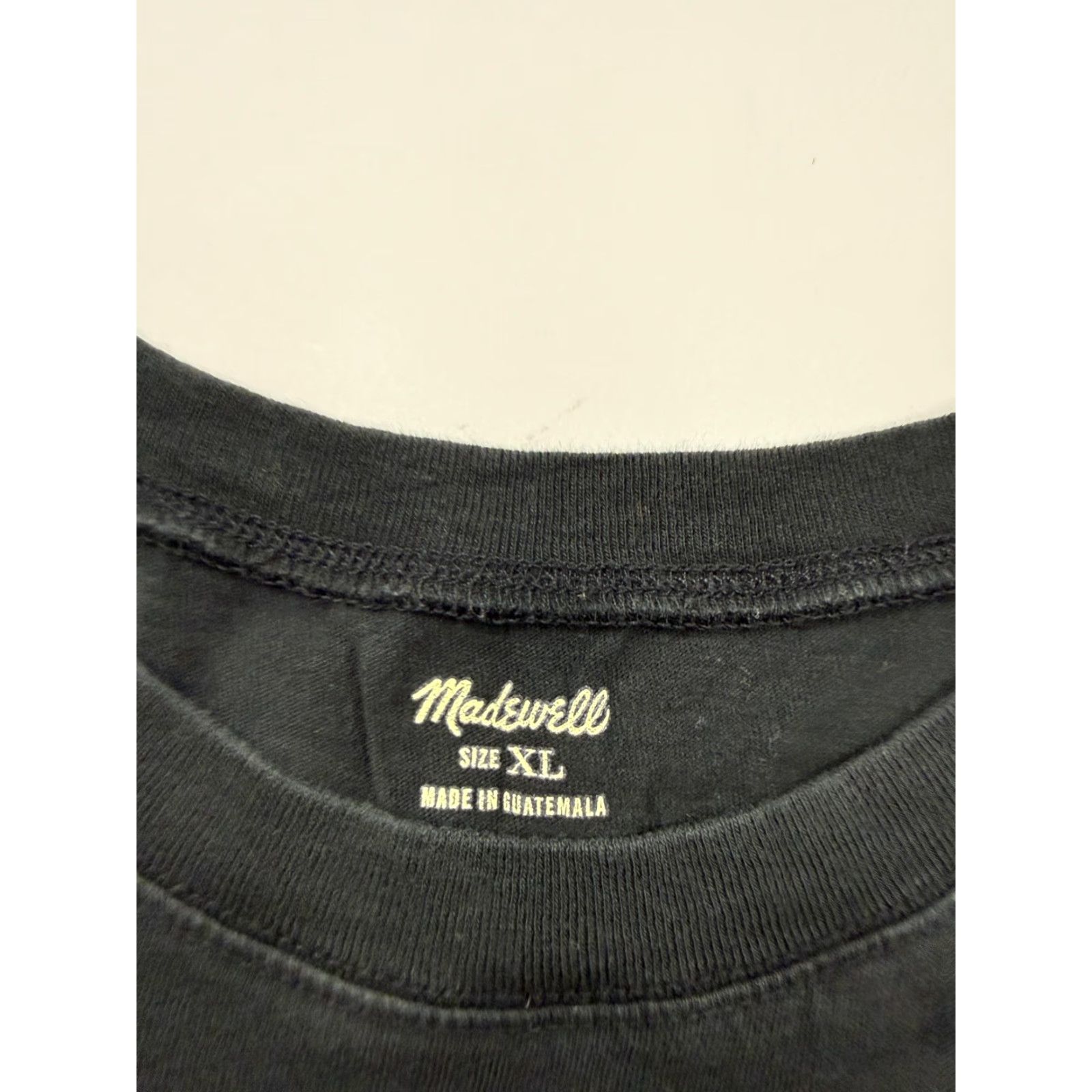 Madewell Madewell Shirt Womens XL Black Crew Neck Short Sleeve Curved Hem Basic Tee Top Size XL / US 12-14 / IT 48-50 - 2 Thumbnail