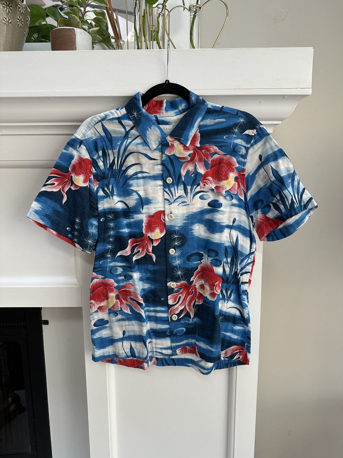 Sandro Goldfish SS Shirt Size US L / EU 52-54 / 3 - 1 Thumbnail