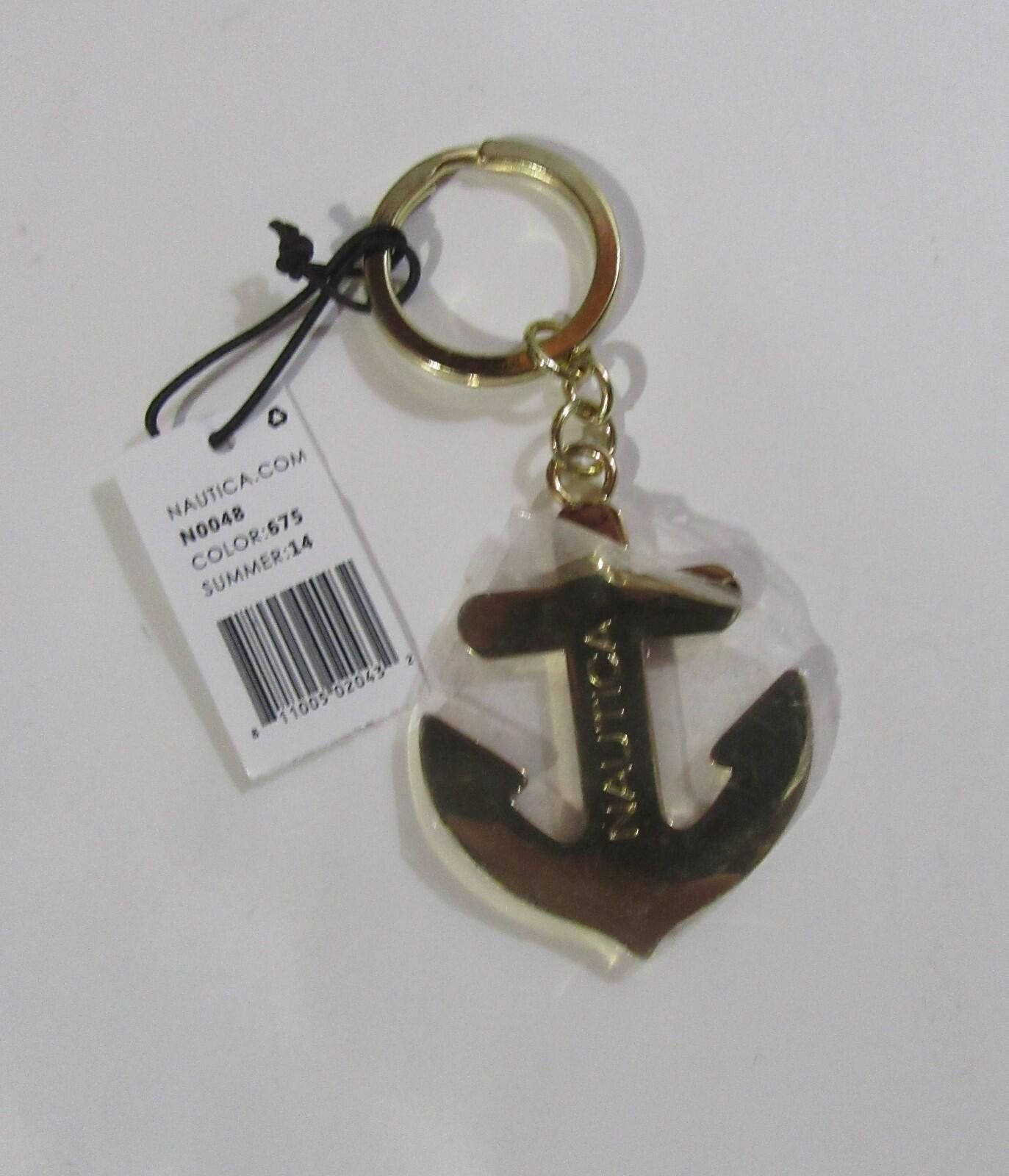 Other Nautica Anchor Keychain Key Ring FOB Red 2014 NWT Size ONE SIZE - 2 Thumbnail