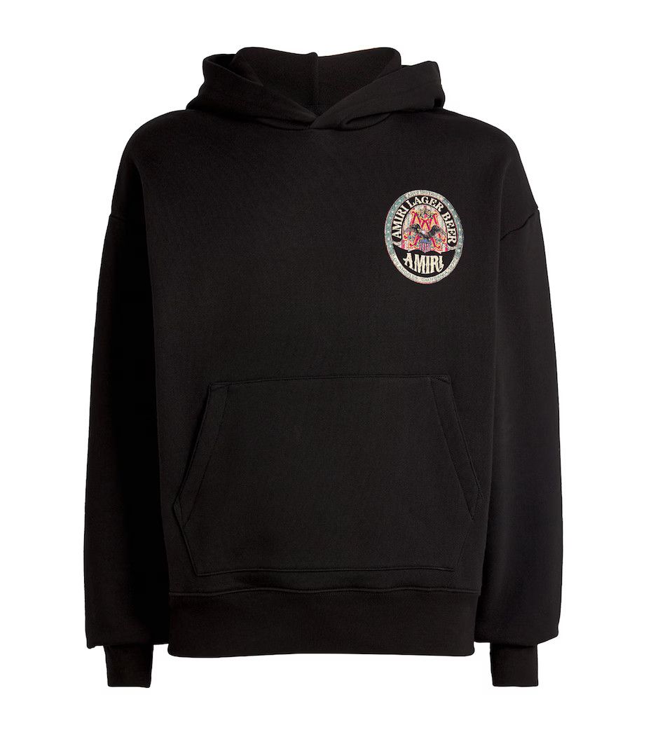 o1h1sh10525 Eagle Oversized Hoodie in Black