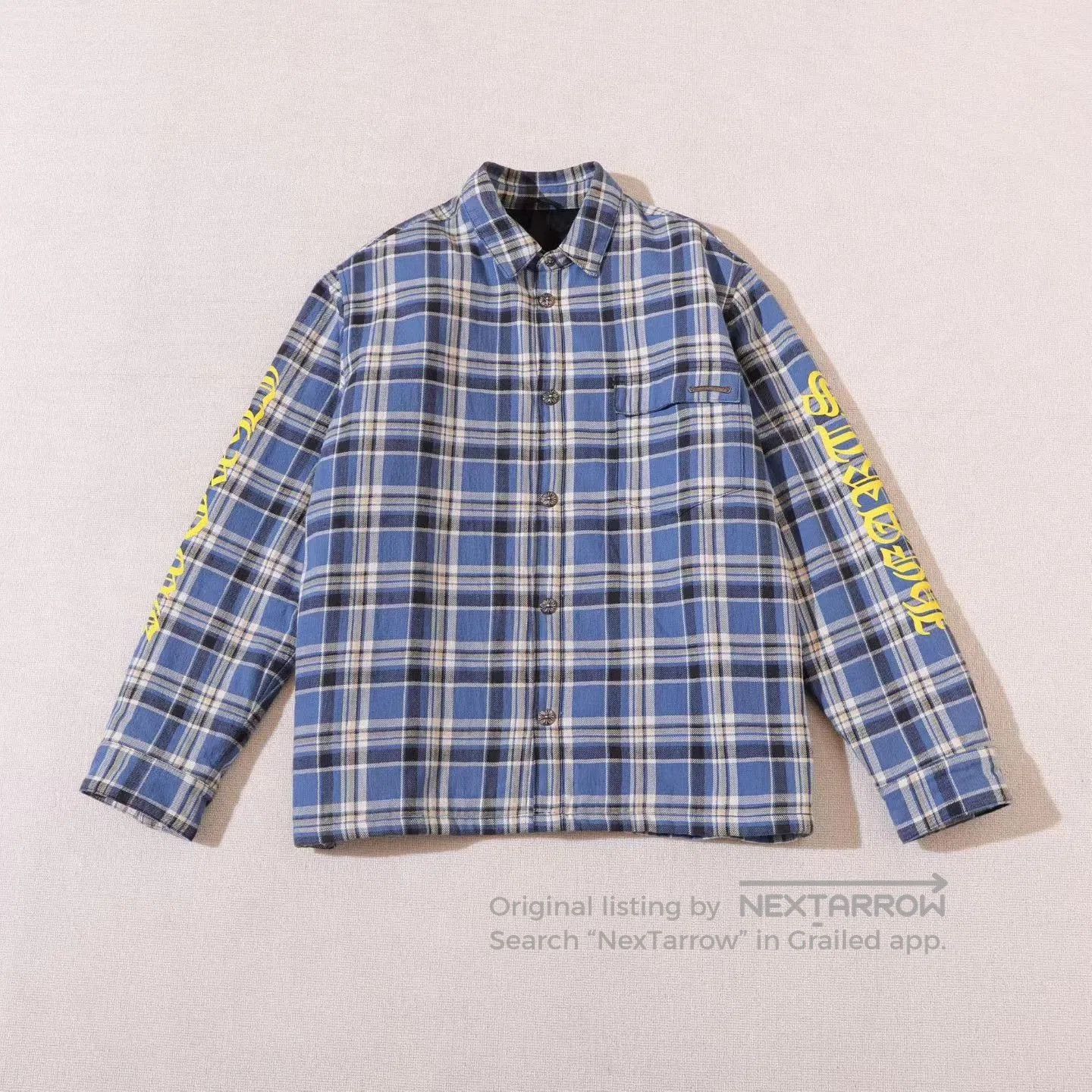 Chrome Hearts Chrome Hearts Quilted Shirt Jacket. Size US XL / EU 56 / 4 - 1 Thumbnail