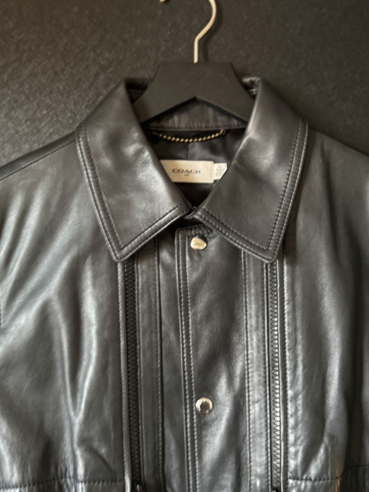Coach Coach Leather Utility Raincoat (New/ Unworn with Tags) Size US L / EU 52-54 / 3 - 3 Thumbnail