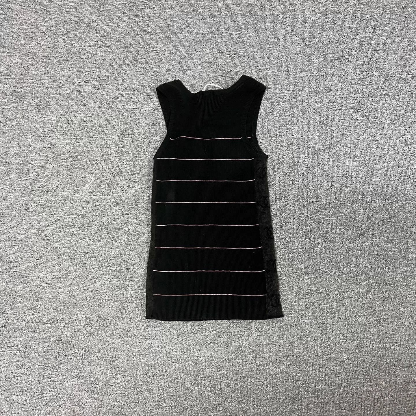 Chanel Chanel CC Logo Knit Vest Side Logo Chain Size S / US 4 / IT 40 - 2 Thumbnail
