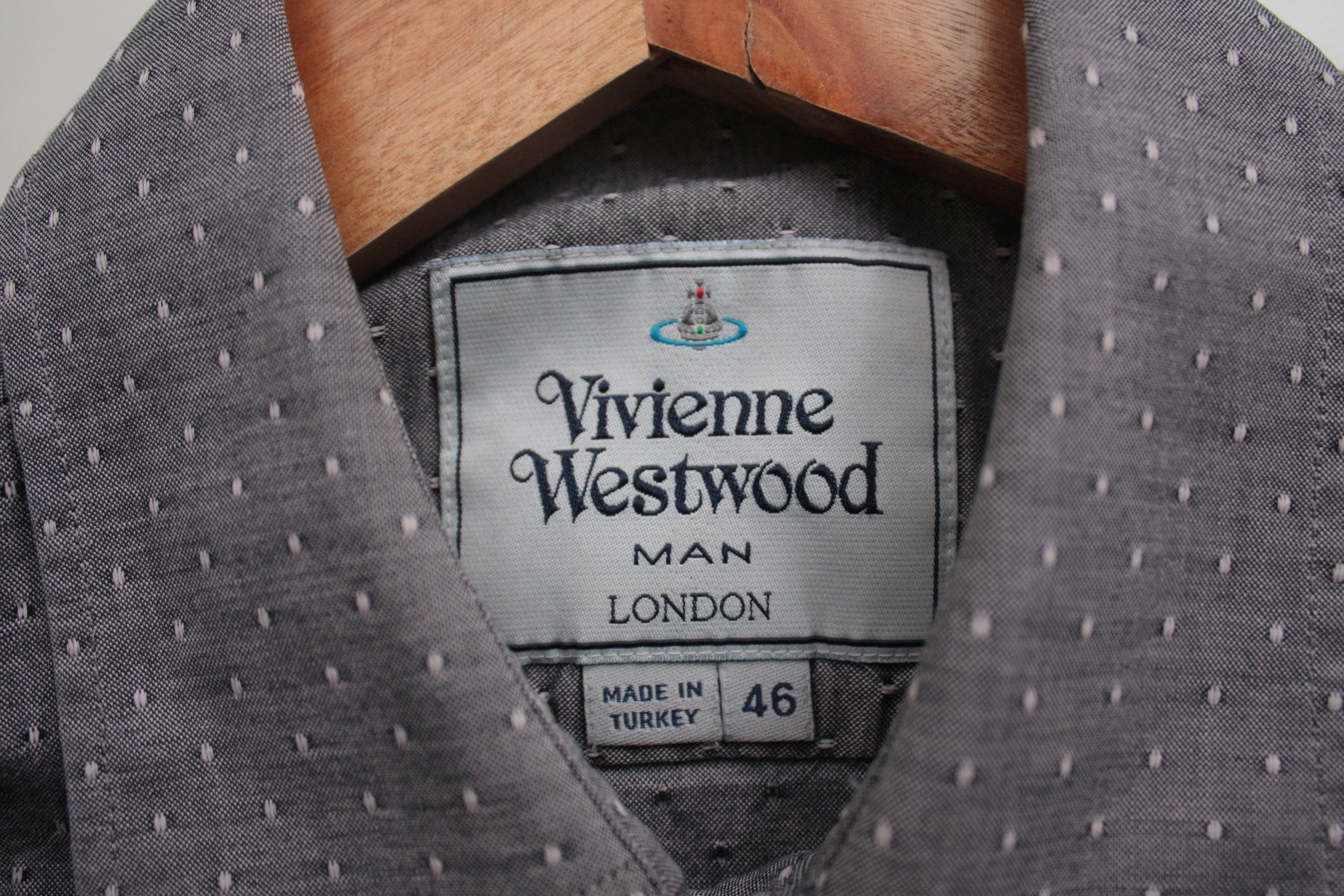 Vivienne Westwood Vivienne Westwood Grey L/S Shirt Men's 46 Size US S / EU 44-46 / 1 - 6 Thumbnail