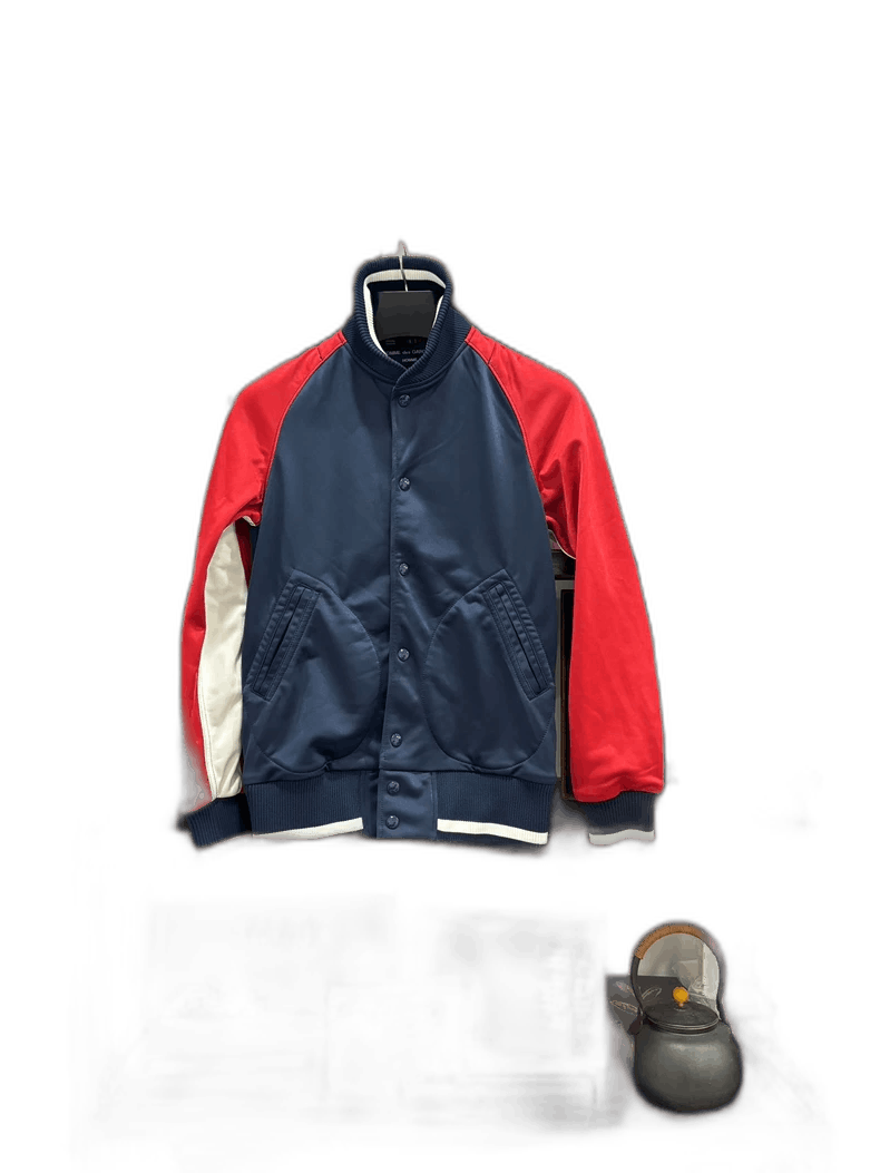 Comme des Garcons Navy and Red Sports Jacket by Comme des Garcons-2506 Size US XS / EU 42 / 0 - 1 Thumbnail