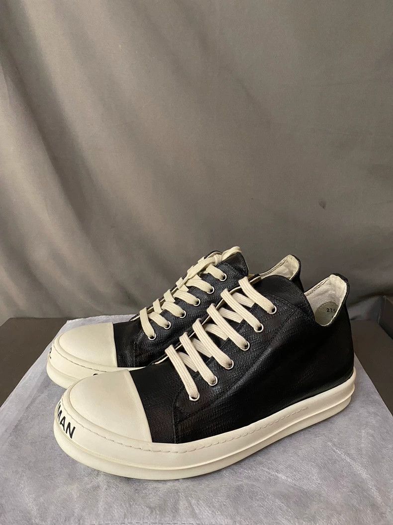 Rick Owens Rick Owens Low-Top Waxed Sneakers-yf Size US 10 / EU 43 - 1 Thumbnail
