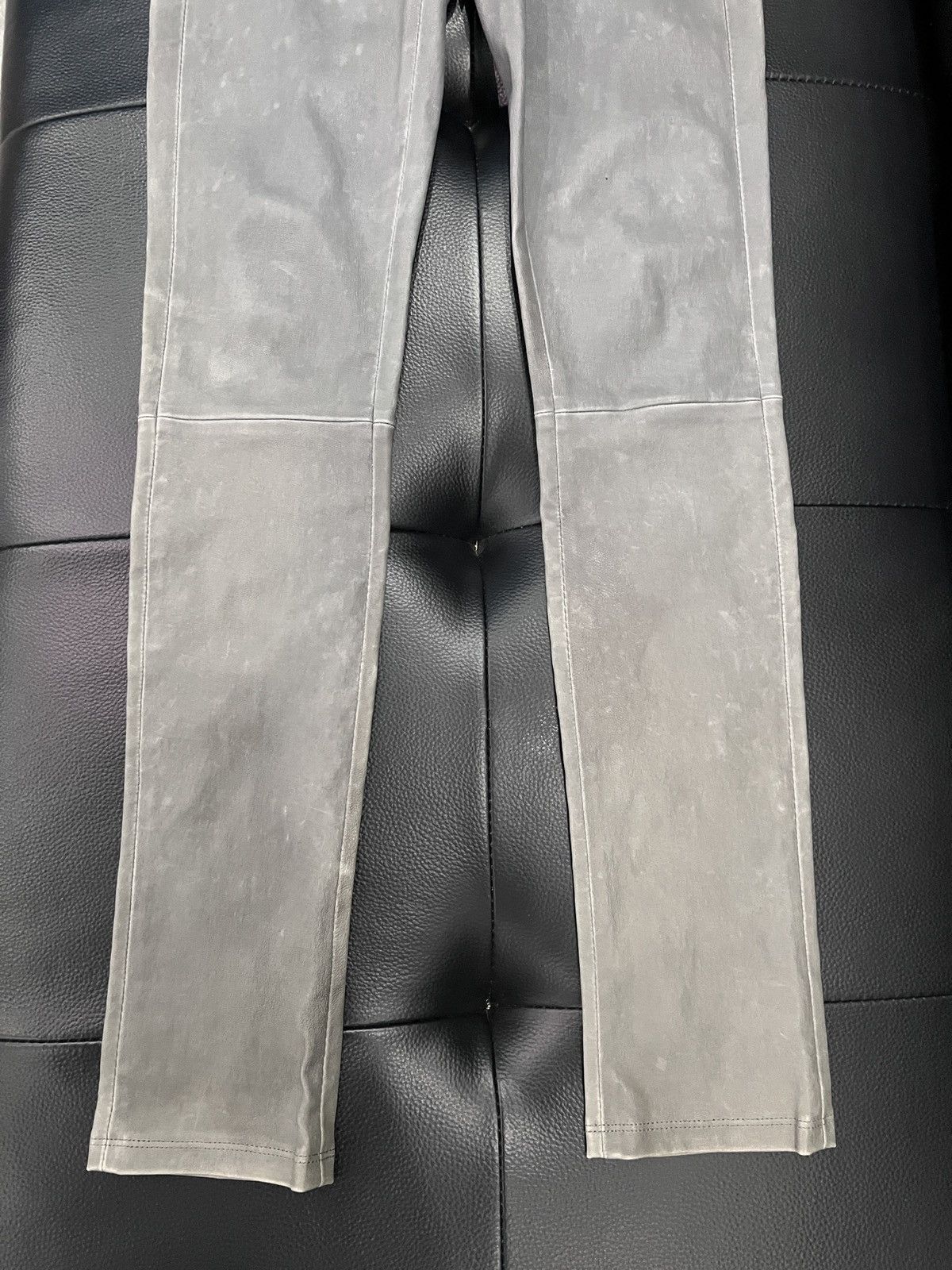 Helmut Lang Helmut Lang Stretch Lambskin Leather Pants Size US 28 / EU 44 - 5 Thumbnail
