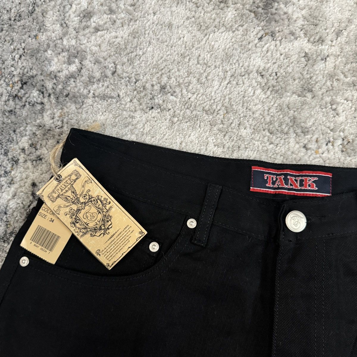 JNCO × Tripp NYC × Vintage Vintage Y2K Tank super baggy opium cybergoth skull shorts Size US 34 / EU 50 - 4 Thumbnail