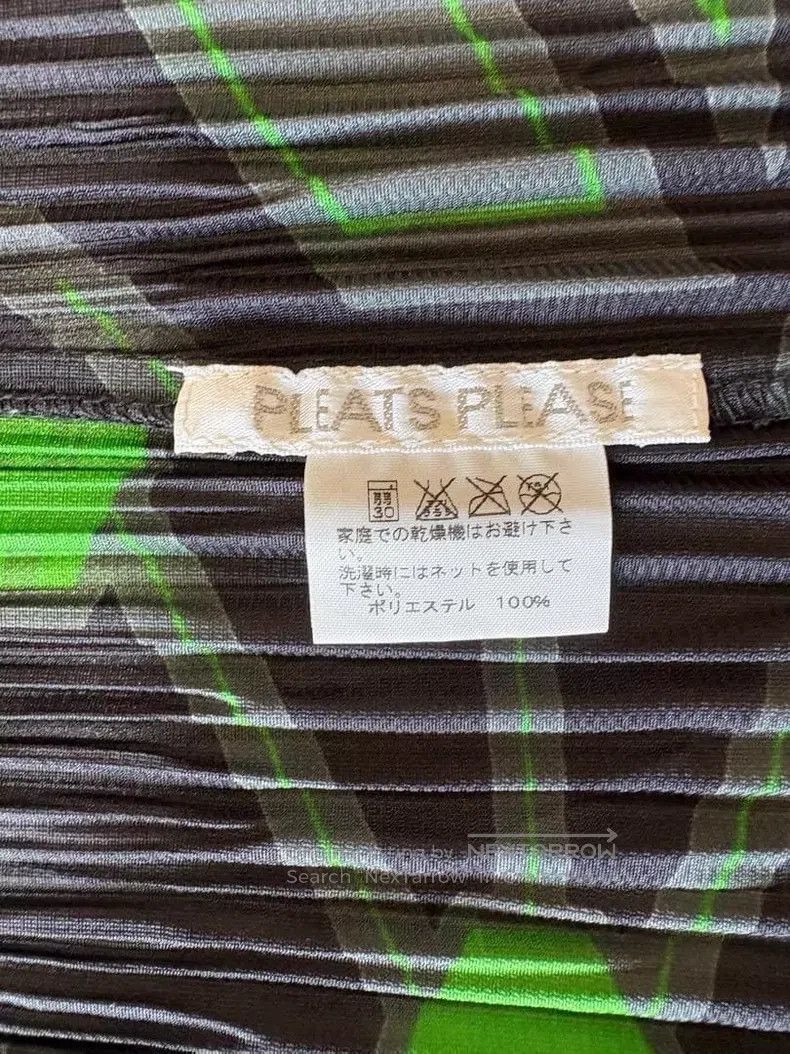 Other Issey Miyake Green Long Sleeve Top Size L / US 10 / IT 46 - 3 Thumbnail