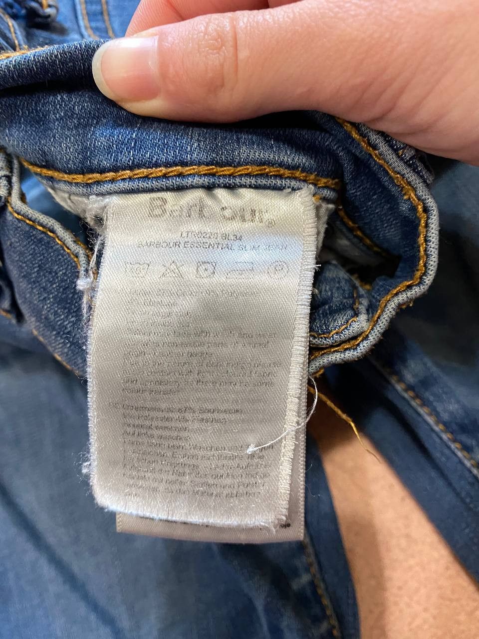 Barbour Vintage Barbour Slim Skinny Fit Denim Jeans Size 12 Size 34" / US 12 / IT 48 - 3 Thumbnail