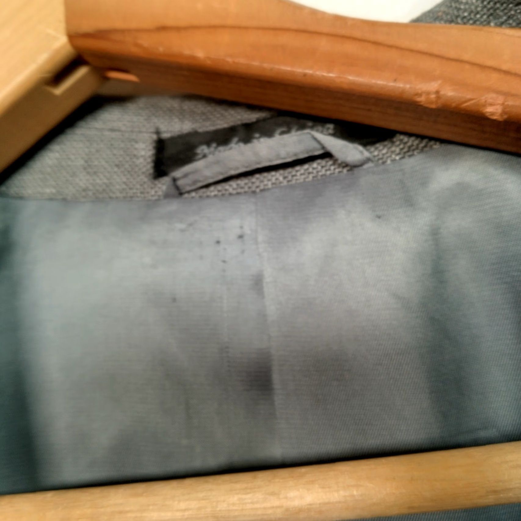 Ralph Lauren Lauren Ralph Lauren Blazer Men 42 R Gray Woven Poly Rayon Linen Blend Blazer/Coat/Office Wear/Professional Size 42R - 6 Thumbnail