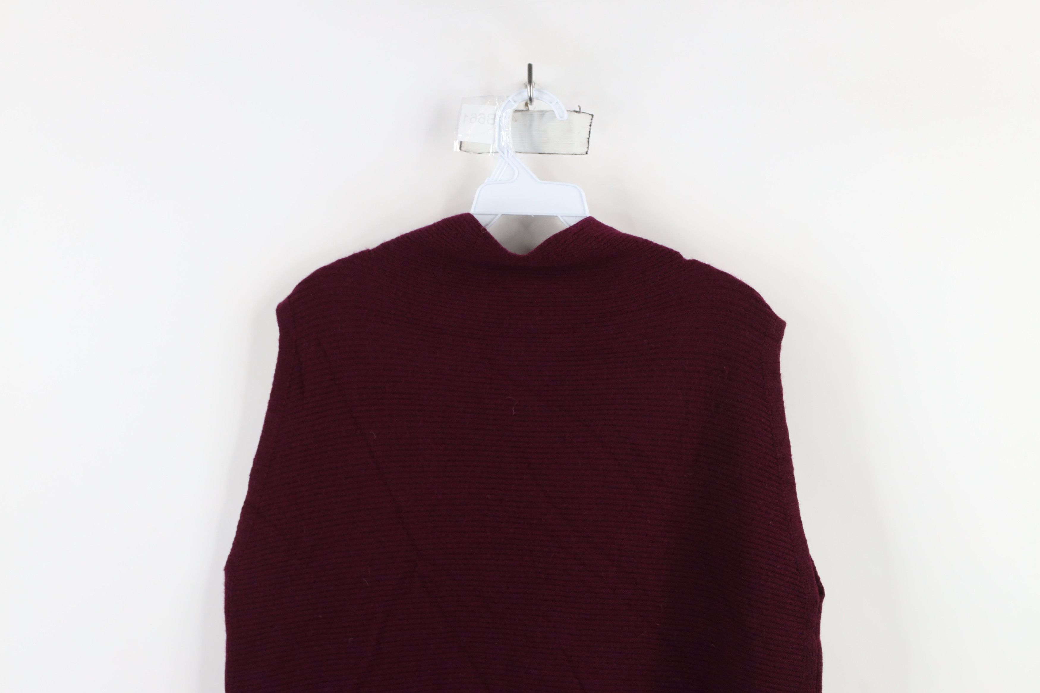 Vintage Vintage Y2K Babydoll Cashmere Ribbed Knit Sleeveless Sweater Size XXL / US 16-18 / IT 52-54 - 10 Thumbnail