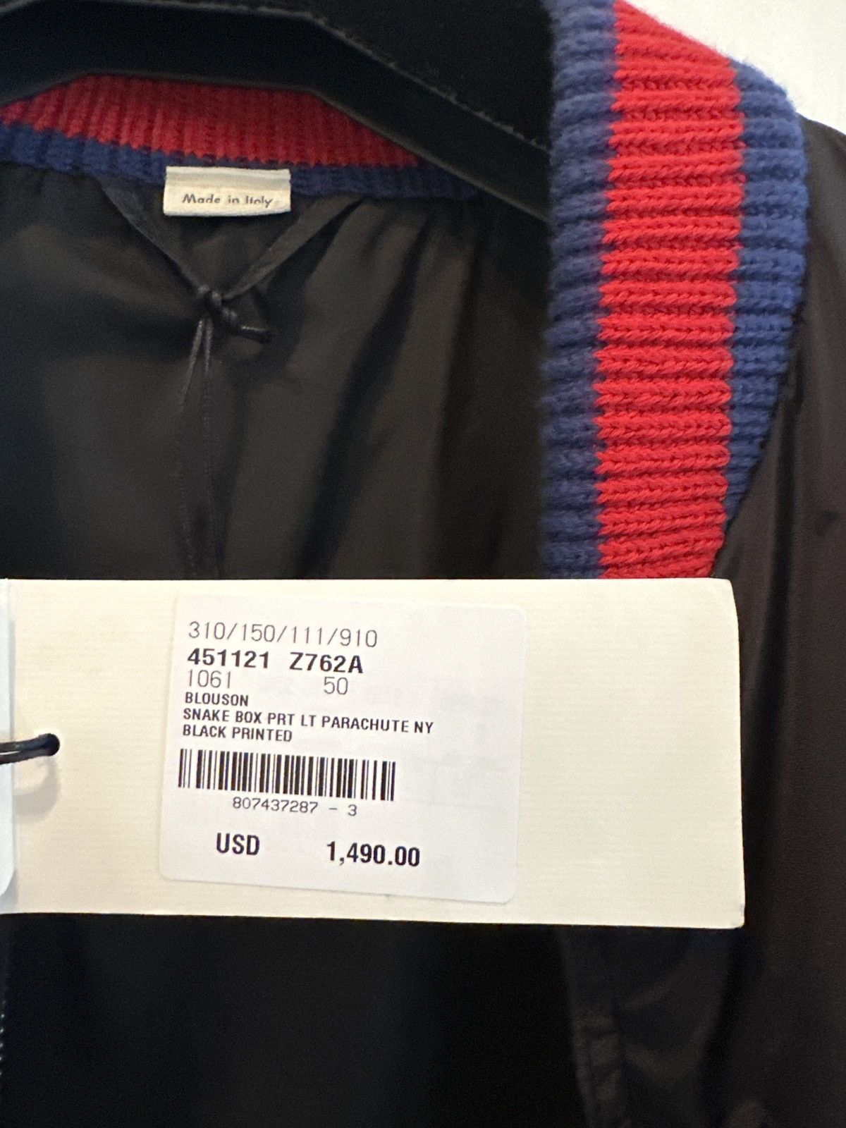 Gucci Snake Print Bomber Jacket Size US M / EU 48-50 / 2 - 6 Thumbnail