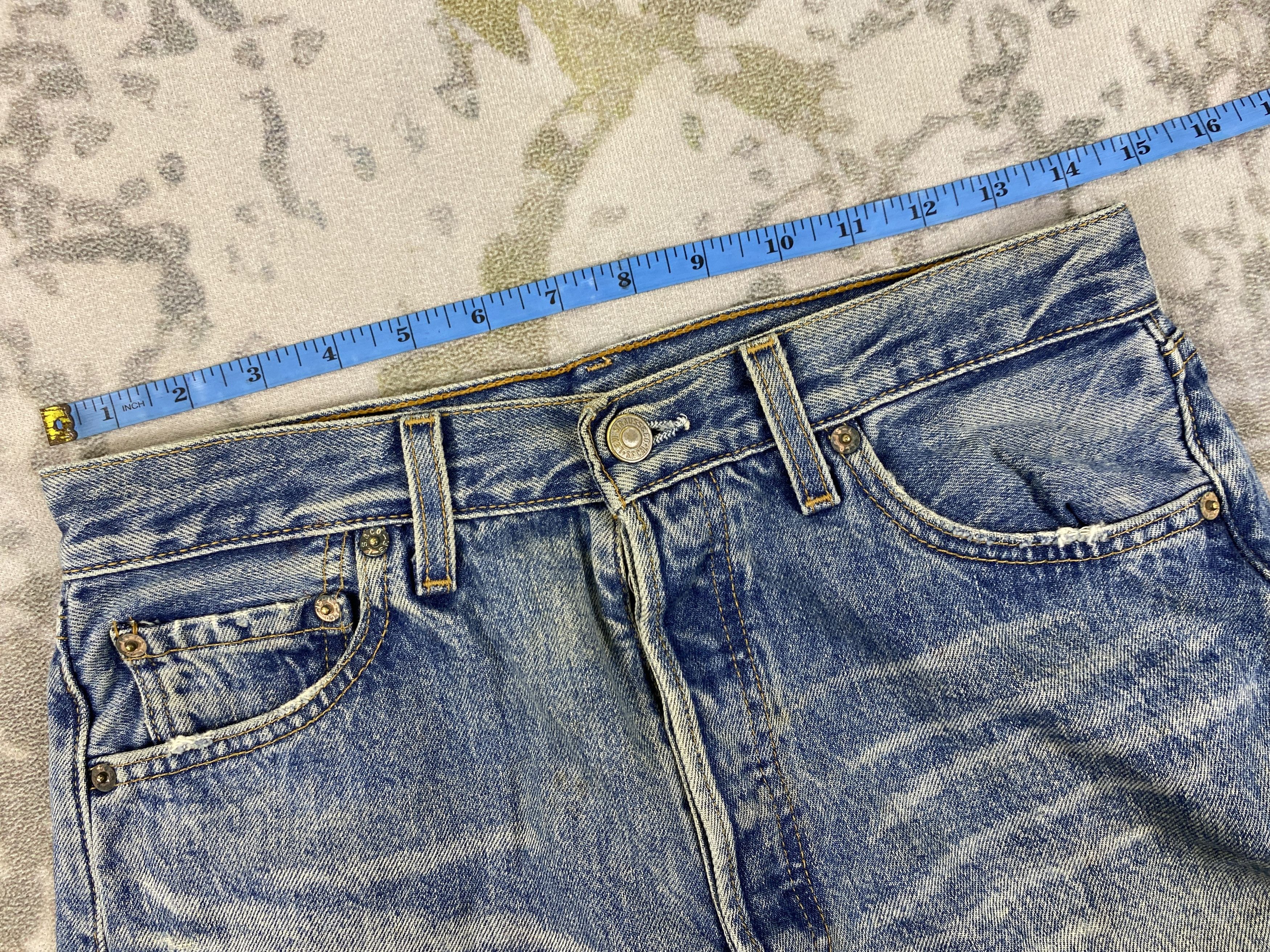 Levi's Faded Blue Vintage Levi's 501 Shorts 29x13.5 Denim- JN3666 Size US 29 - 3 Thumbnail
