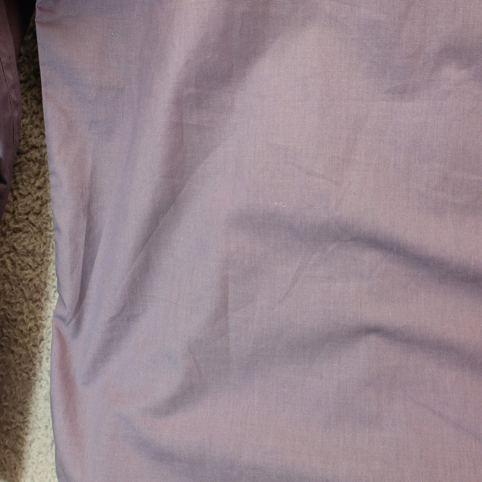 Brunello Cucinelli Bruno Dress Shirt Purple Long Button Med Men new defect Size 38R - 6 Thumbnail