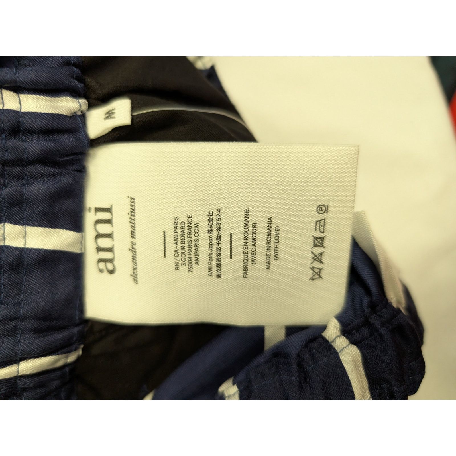 AMI o1rshd1 CC20 Stripped Shorts in Blue/White Size US 32 / EU 48 - 13 Thumbnail