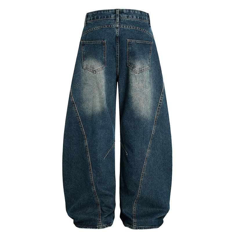 Vintage American men's loose straight casual workwear ripped jeans Size US 32 / EU 48 - 2 Thumbnail