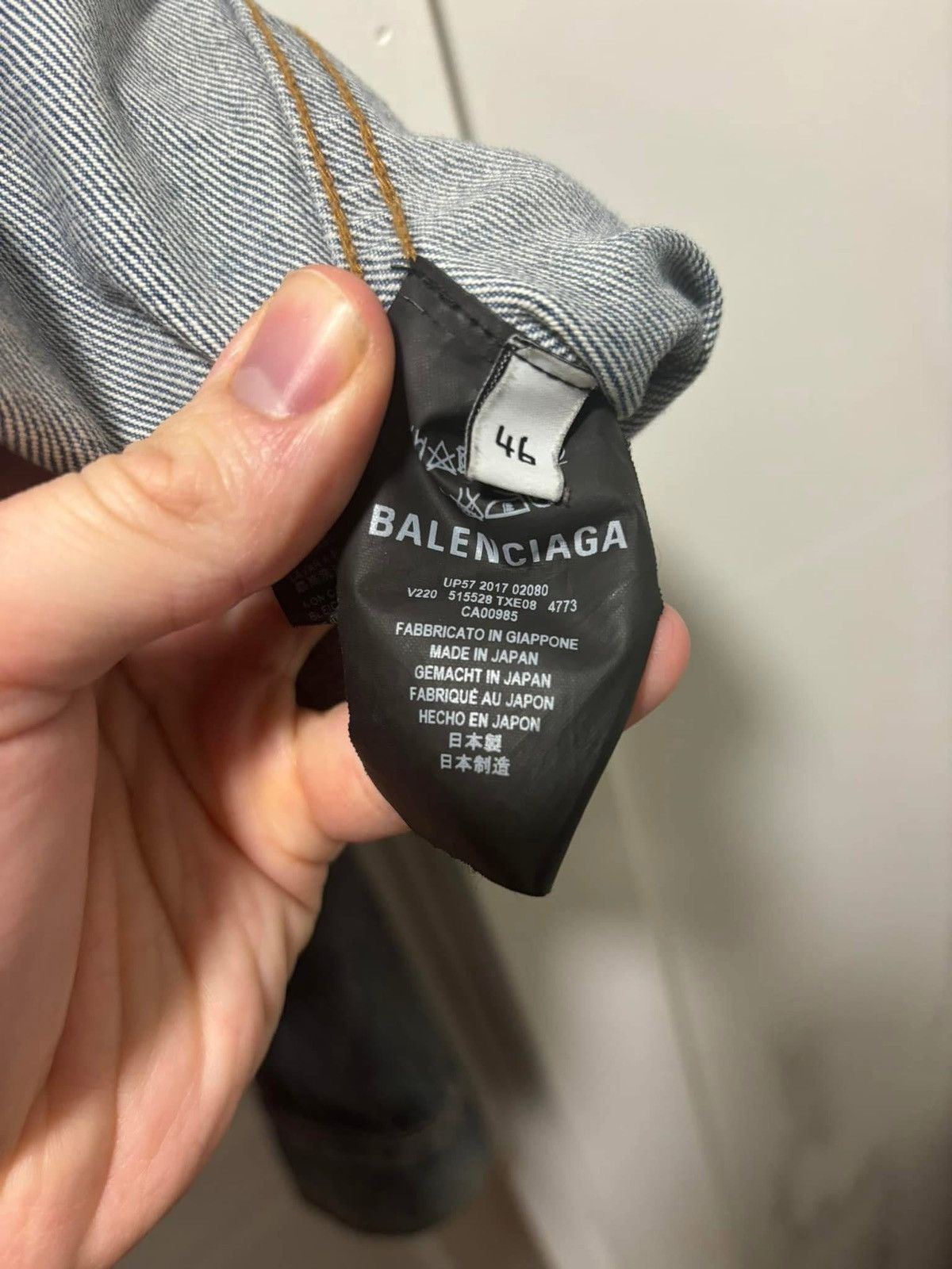 Balenciaga Logo denim jacket Size US L / EU 52-54 / 3 - 2 Thumbnail