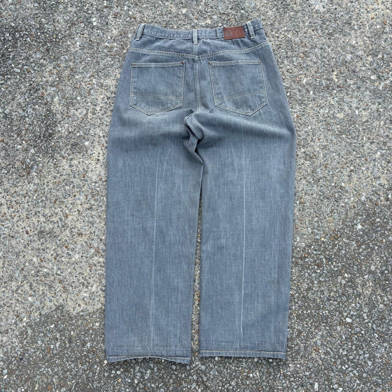 Ecko Unltd. Y2K skater gray baggy denim jean Size US 34 / EU 50 - 6 Thumbnail