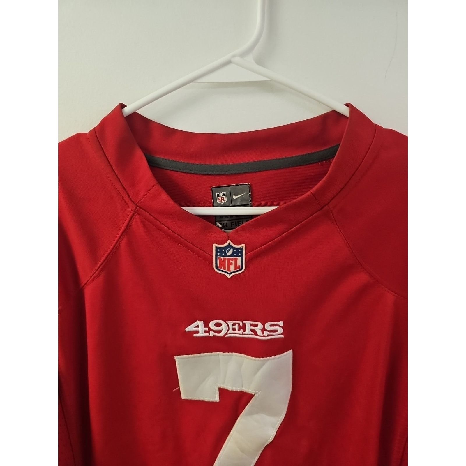Nike Nike Collin Kaepernick #7 SF 49ers Jersey Mens 2XL NFL Red Size US XXL / EU 58 / 5 - 3 Thumbnail