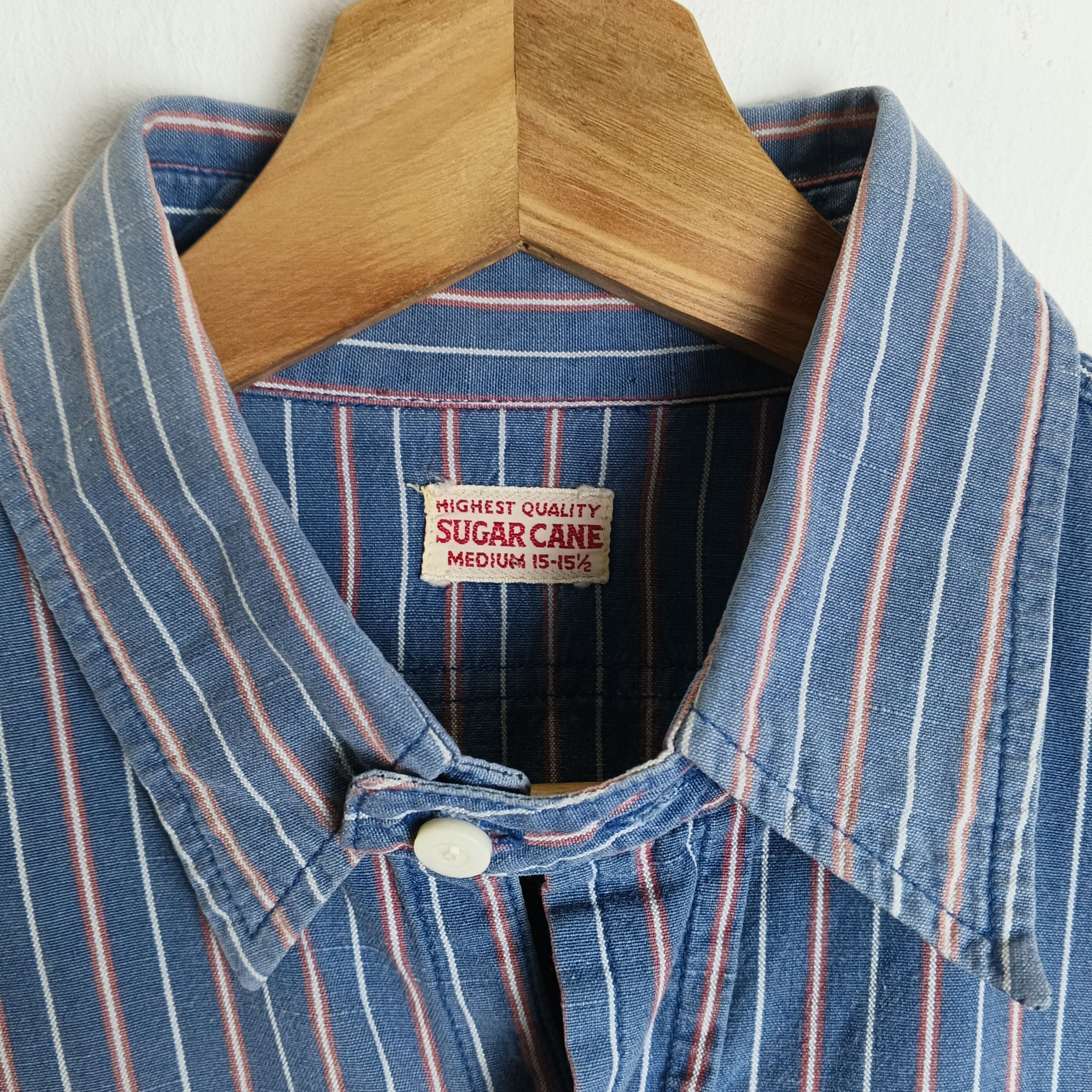 Sugar Cane Vintage Sugar Cane Striped Western Shirt Toyo Enterprise Size US M / EU 48-50 / 2 - 4 Thumbnail