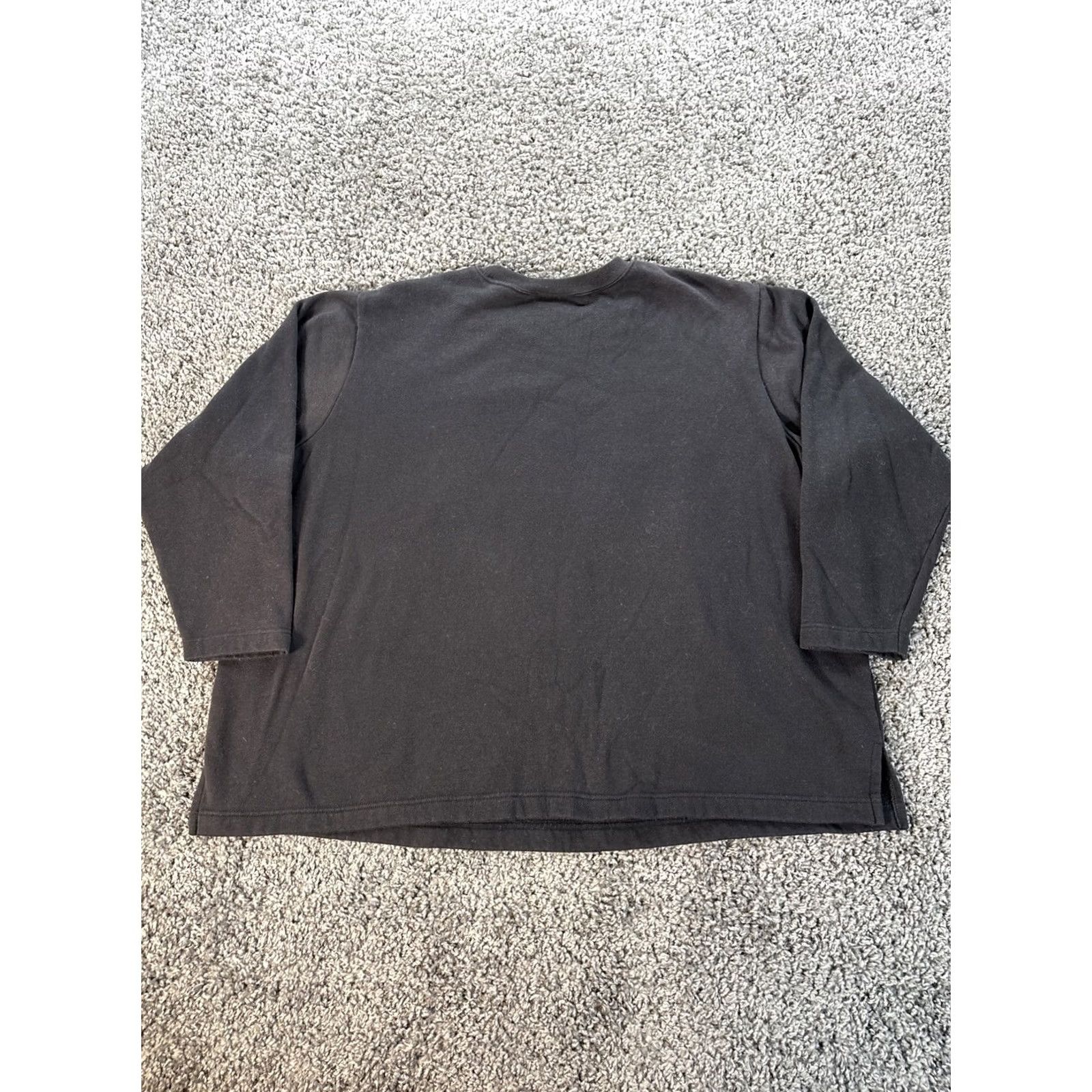 Basic Editions VINTAGE Basic Editions Sweatshirt Womens 2X Black 90s Halloween Pumpkin Pullover Crew Neck Activewear Mens Womens Girls Boys Size XXL / US 16-18 / IT 52-54 - 5 Thumbnail