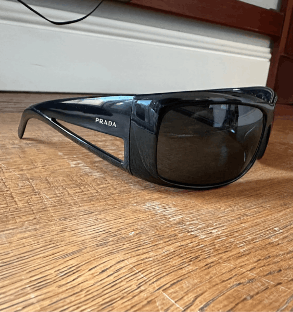 Prada PRADA Sunglasses Flame 2004 Star Mask Fire Chrome Silver Size ONE SIZE - 2 Thumbnail