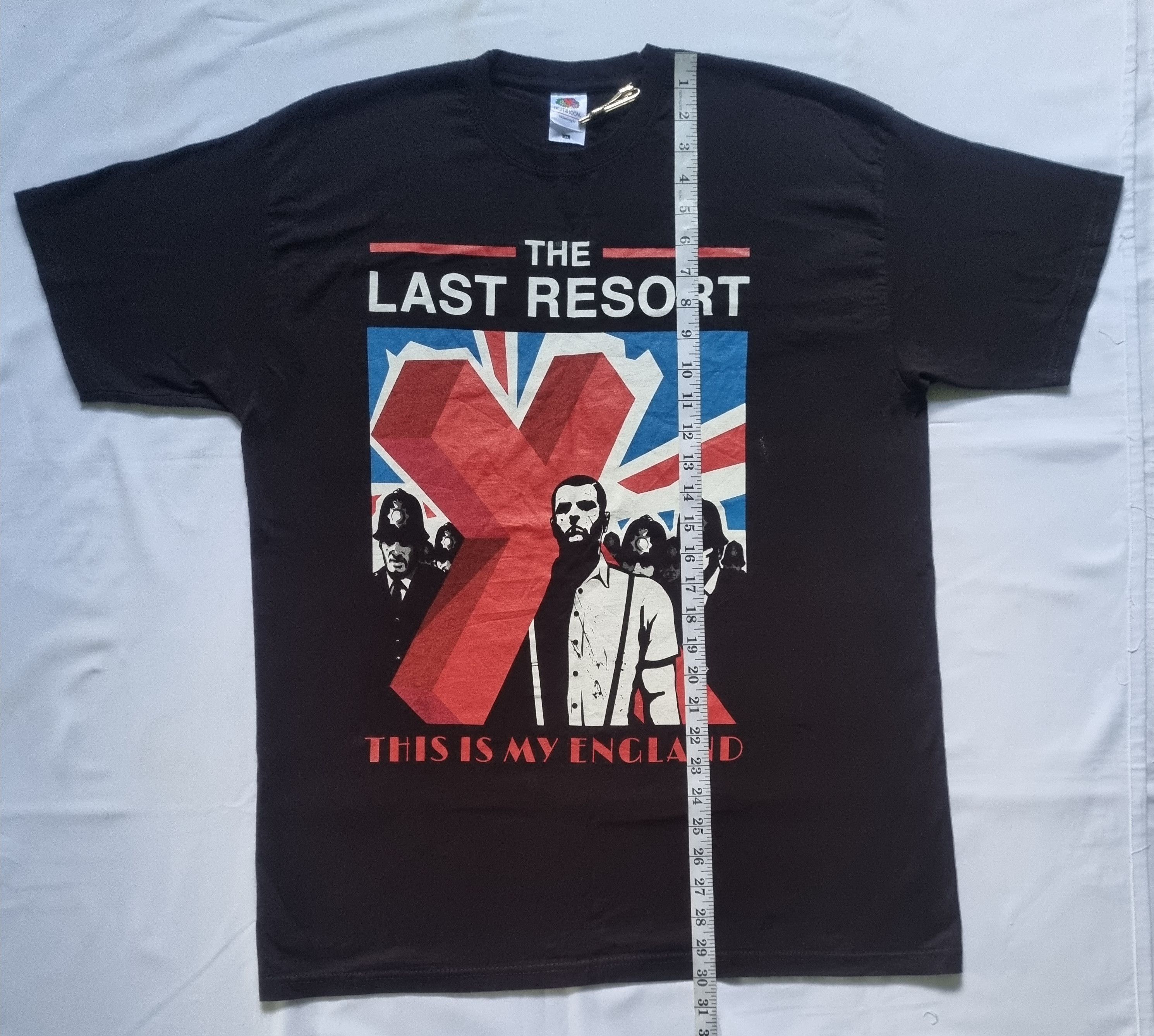 Band Tees × Fruit Of The Loom × Vintage The Last Resort This Is My England T Shirt Size US XL / EU 56 / 4 - 4 Thumbnail
