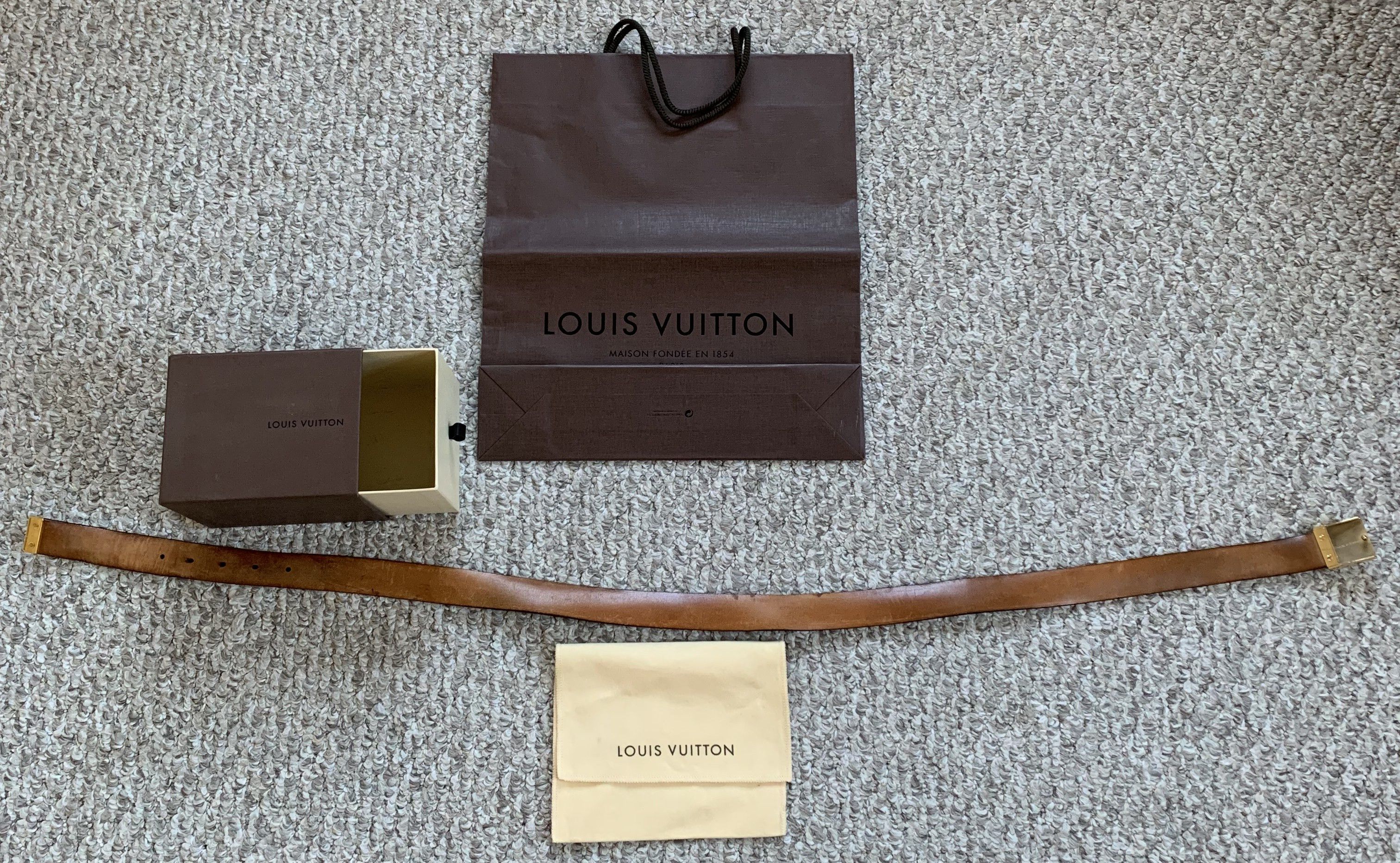 Louis Vuitton × Takashi Murakami S/S 2003 Louis Murakami Multicolor Monogram Belt + Box Size 30 - 13 Thumbnail