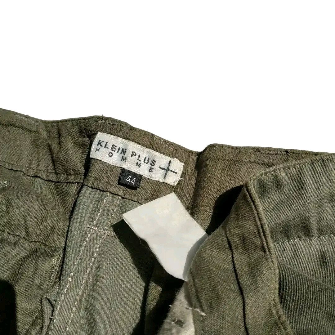 Japanese Brand Klein Plus Homme Japanese Brand Olive Green Cargo Pants Size US 28 / EU 44 - 9 Thumbnail