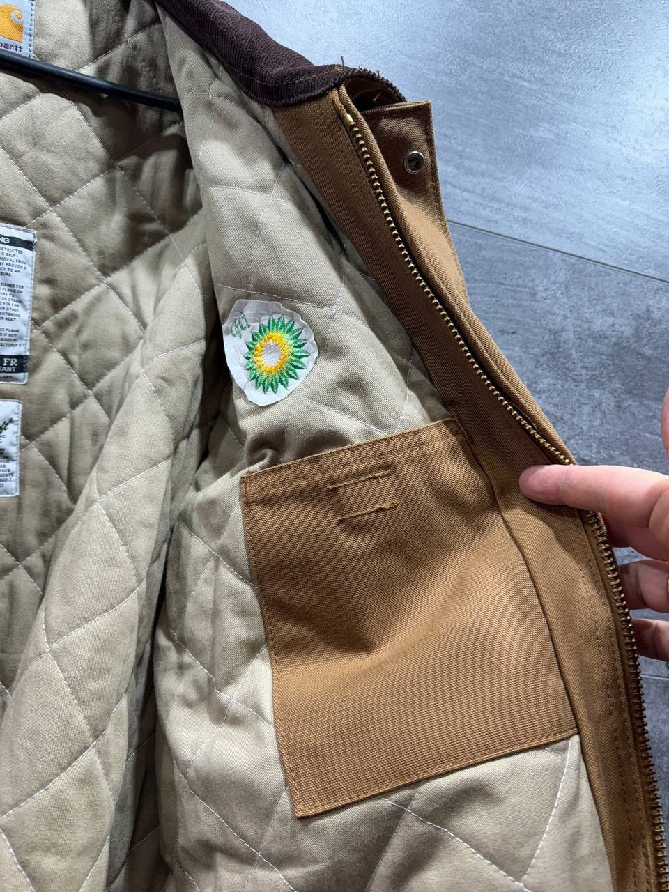 Other Carhartt FR Flame Resistant Mens Brown Bomber Vintage Jacket Size US XXL / EU 58 / 5 - 12 Thumbnail