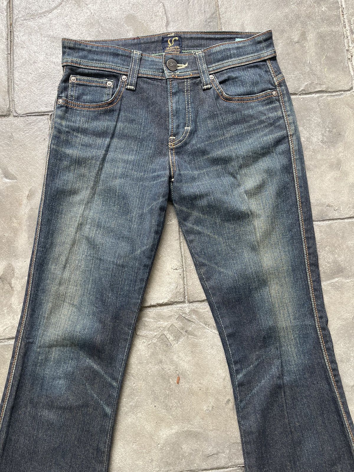 Edwin JAPAN MADE Edwin Something Vienus Jean Flare Size US 27 - 2 Thumbnail