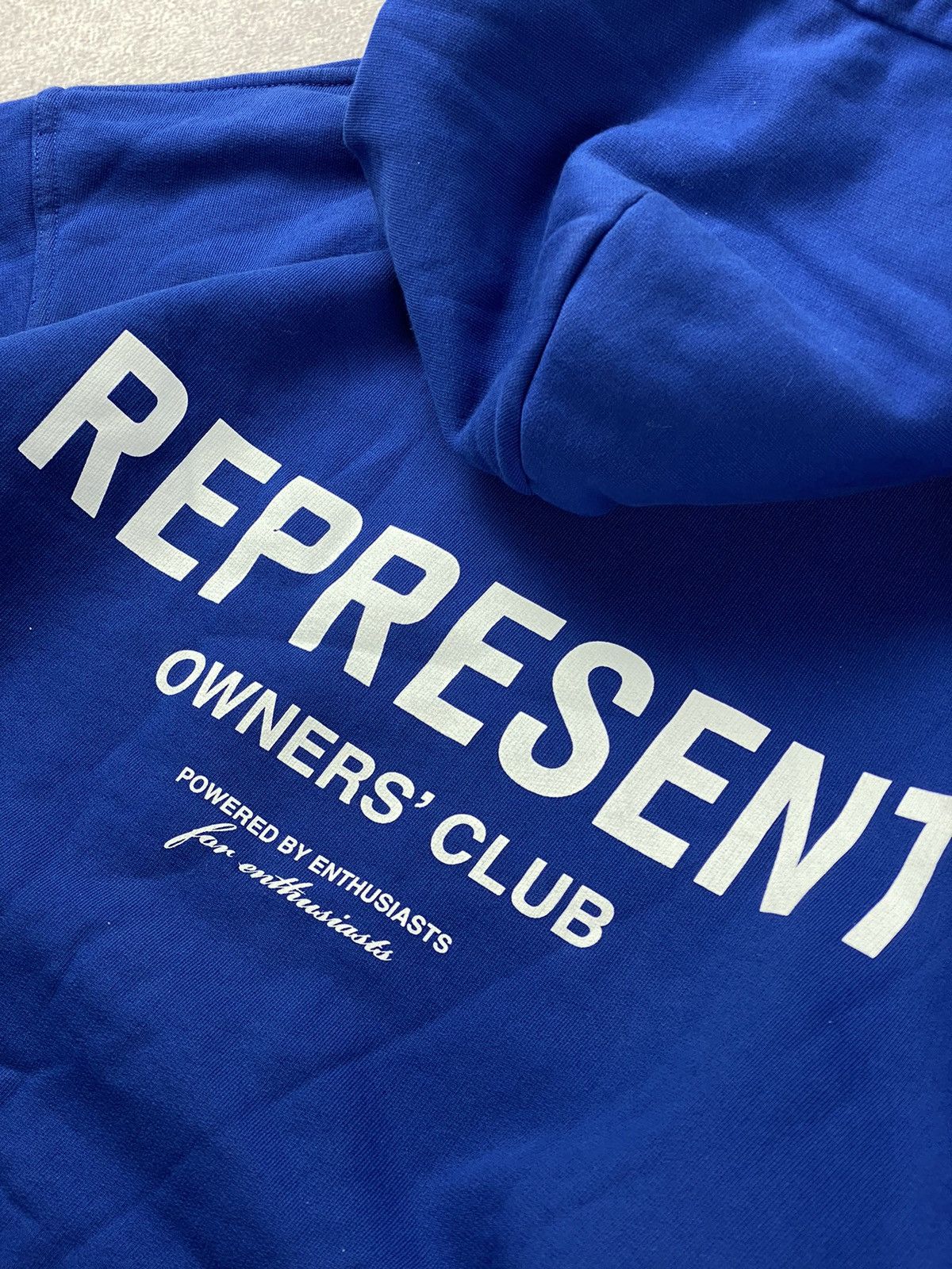 Represent Clo. Represent Owners Club Hoodie Blue Mens S/M Size US M / EU 48-50 / 2 - 4 Thumbnail