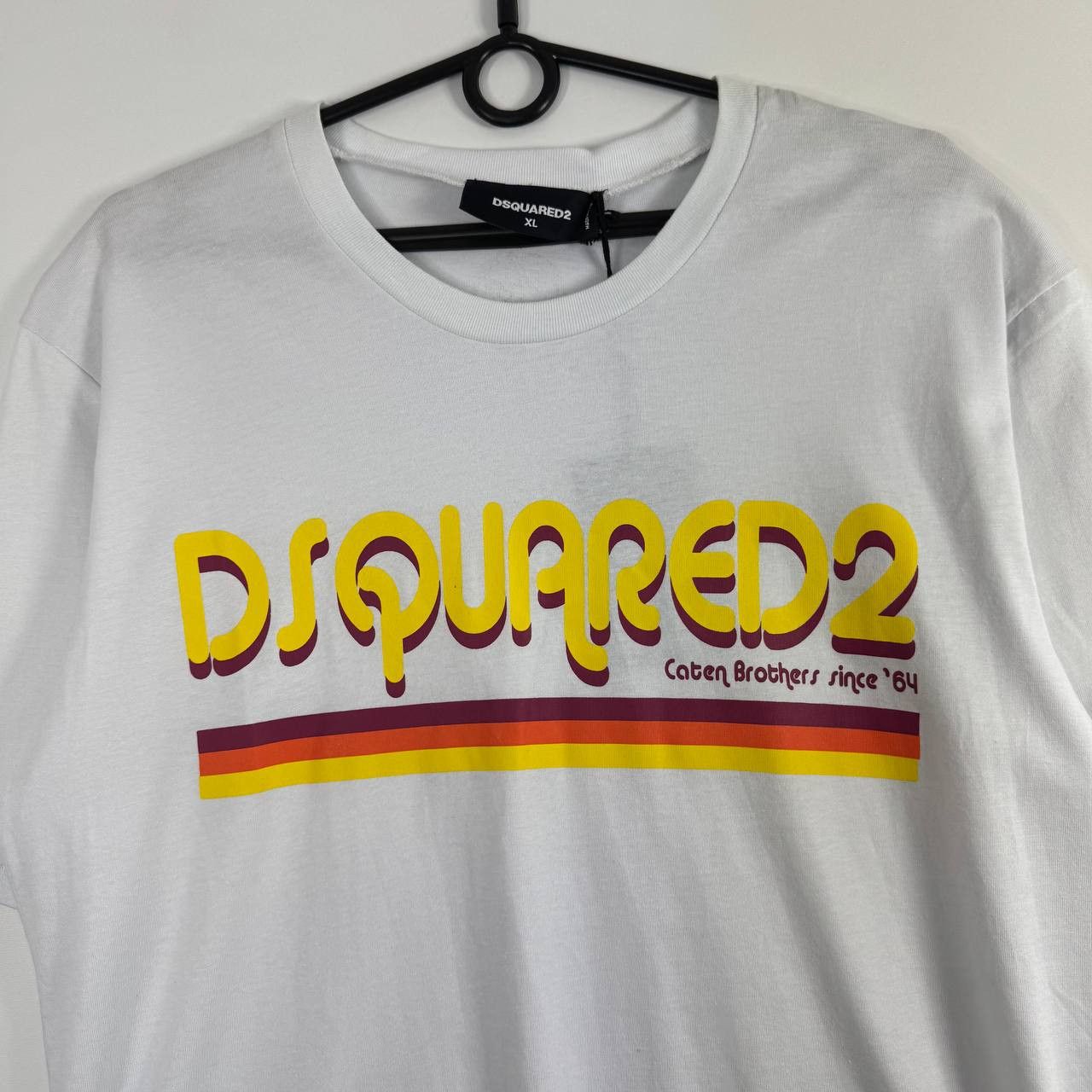 Dsquared2 Dsquared2 Logo Graphic T-Shirt White Mens Size XL Size US XL / EU 56 / 4 - 2 Thumbnail