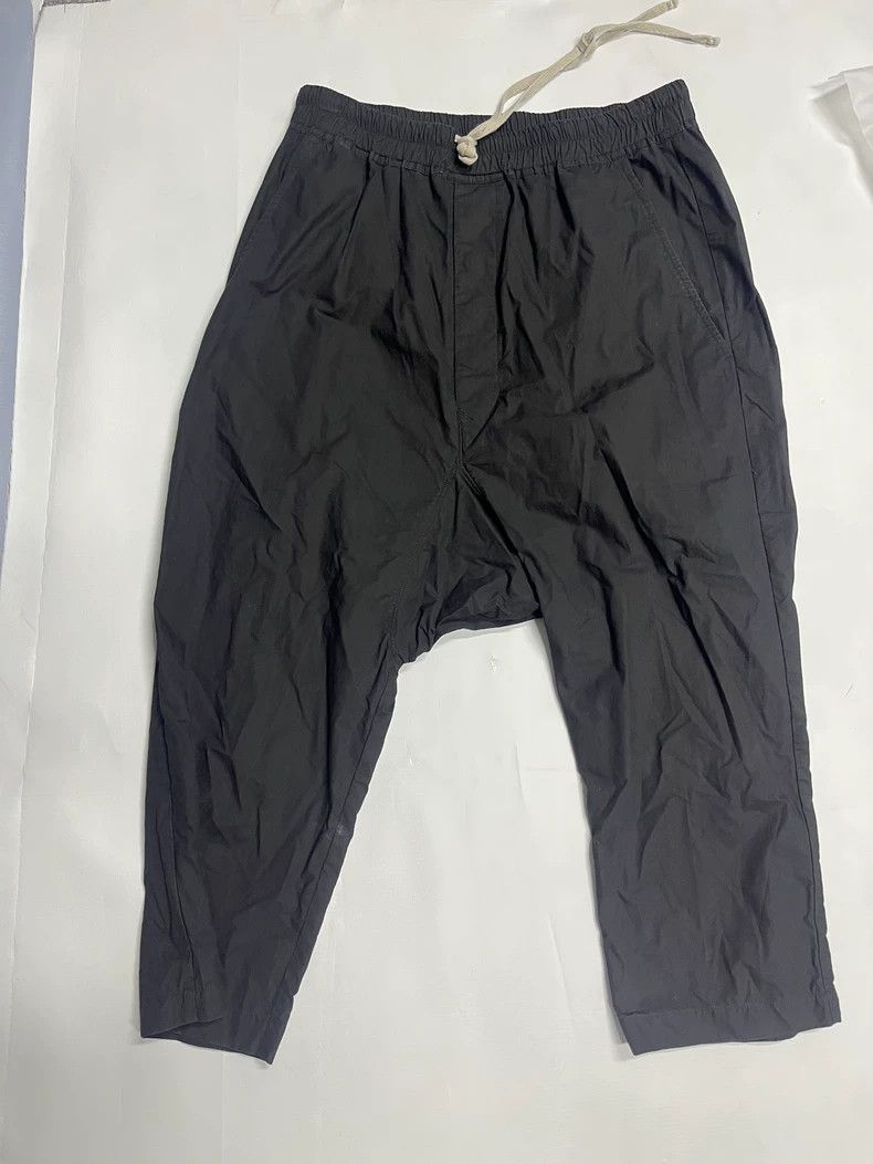 Rick Owens Rick Owens size US 48 Main Line Black Cropped Pants 2504-N Size US 32 / EU 48 - 1 Thumbnail
