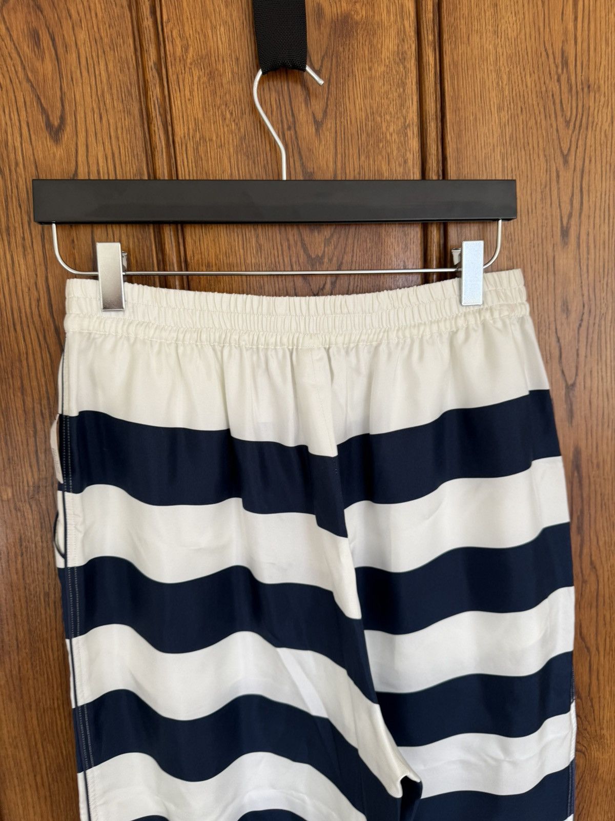 Dolce & Gabbana Dloce & Gabbana silk stripe sailor pants blue white 😍😍😍 Size US 30 / EU 46 - 17 Thumbnail