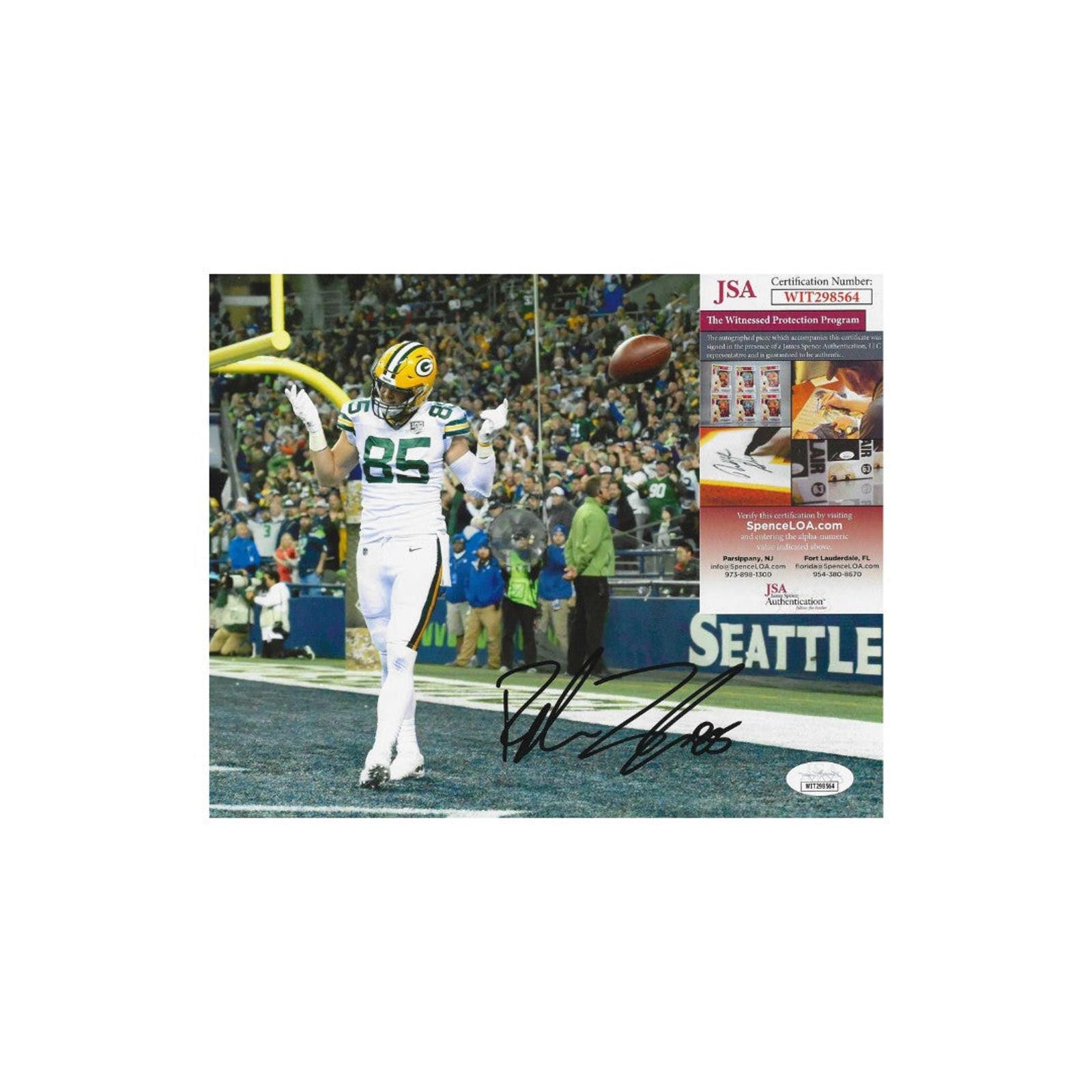Other Robert Tonyan Packers Signed 8x10 Photo coa W/Frame Size ONE SIZE - 4 Thumbnail