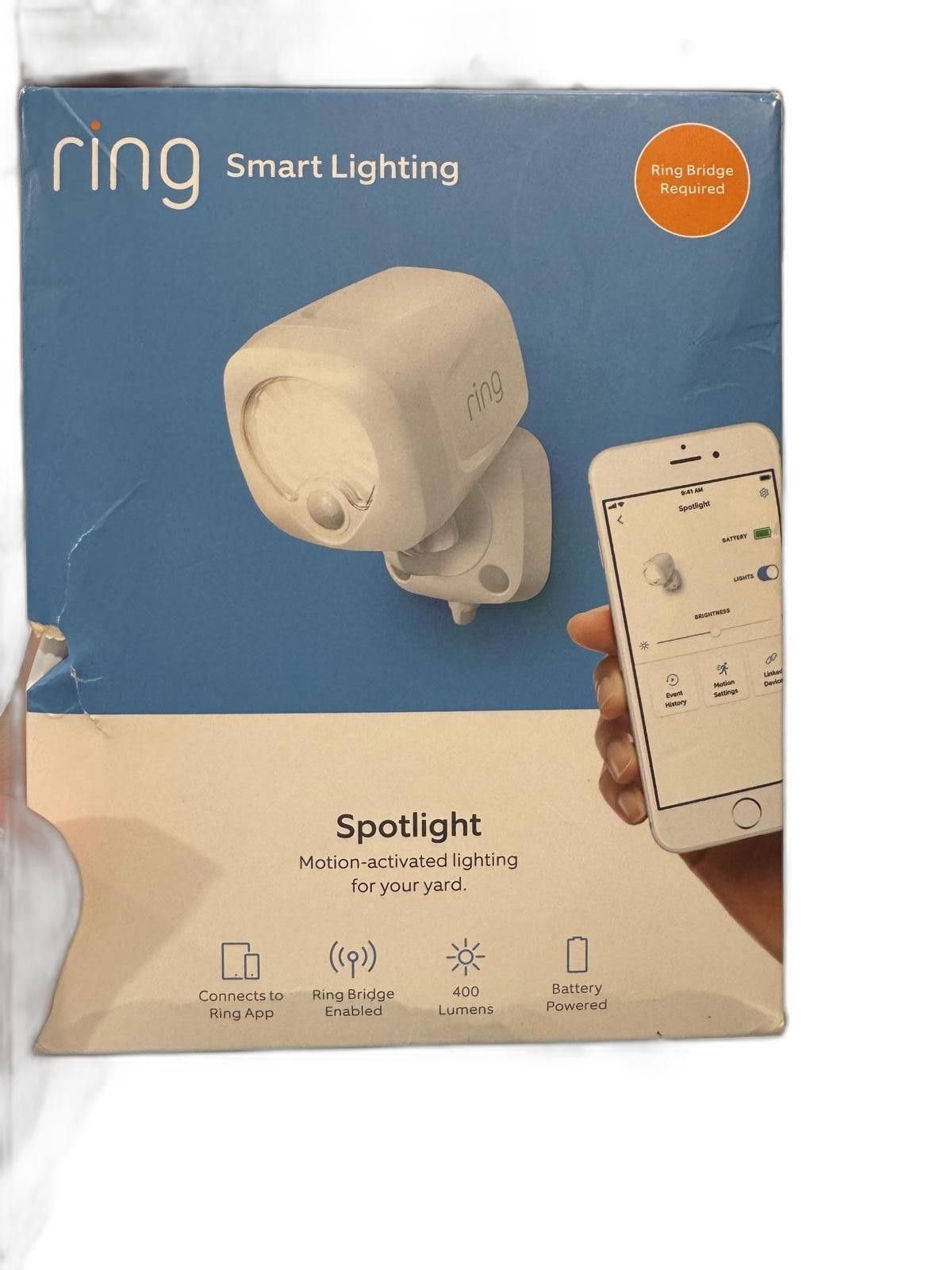 Other Ring Smart Lighting Spotlight -MotionActivated Outdoor Light Size ONE SIZE - 1 Thumbnail