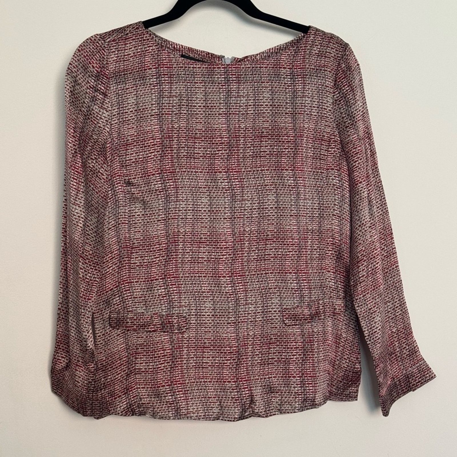 Emporio Armani Emporio Armani Fuschia Silk Set Blazer and Blouse Size S / US 4 / IT 40 - 5 Thumbnail